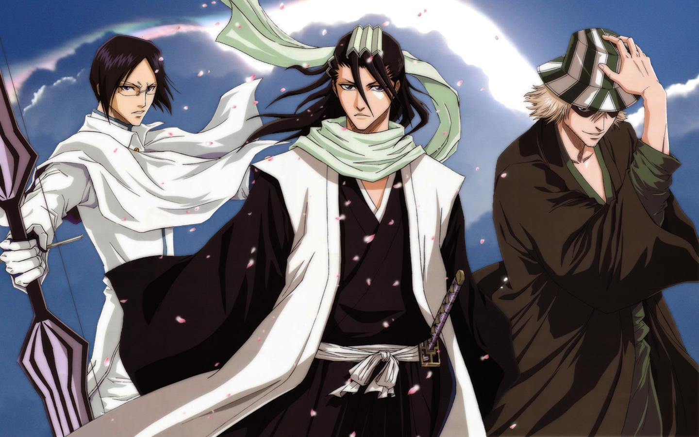 Personaggi Bleach capitani Shinigami, 1440x900 720p, PC