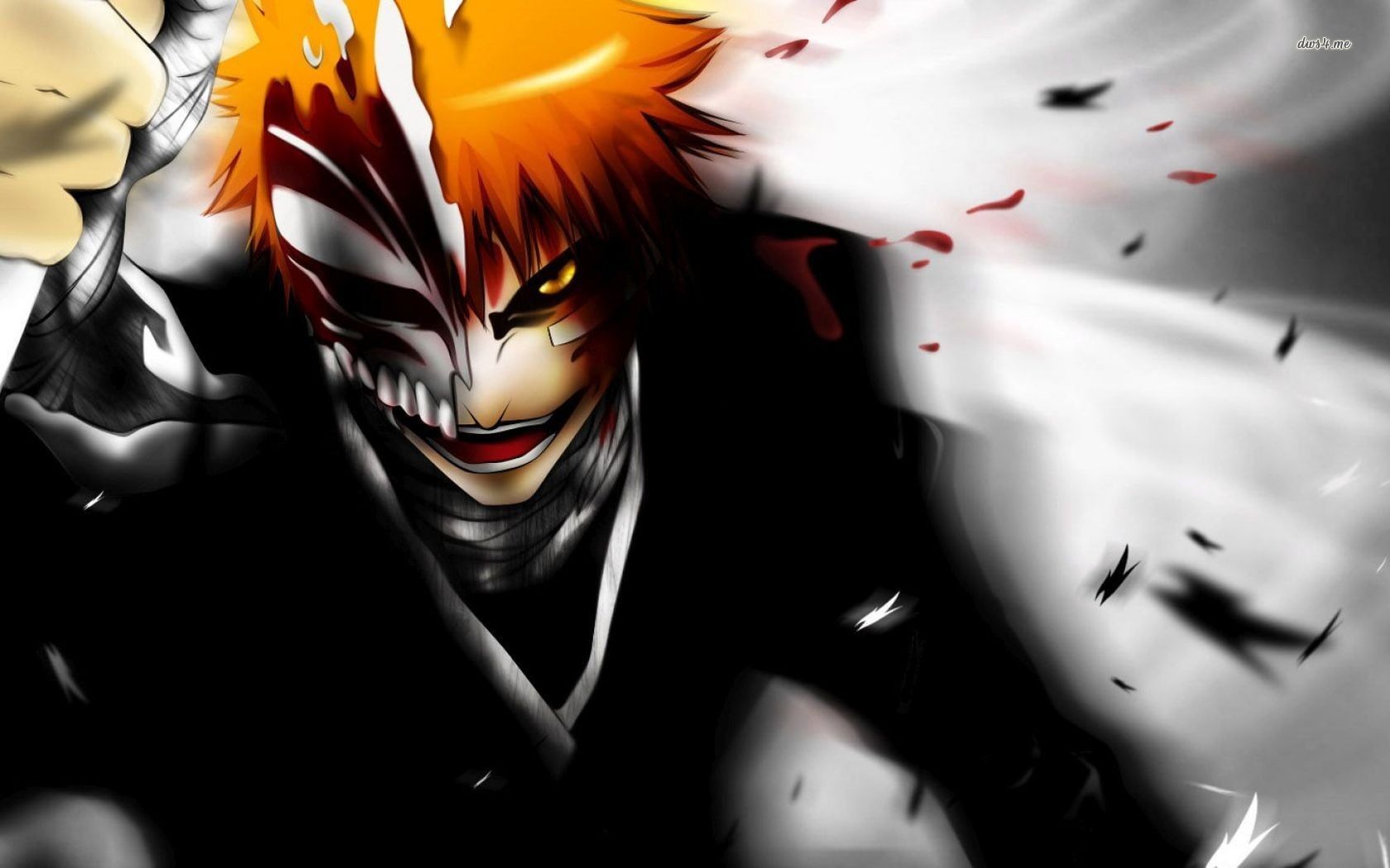 Ichigo Kurosaki maschera Hollow, Bleach, 1680x1050 HD Ready, Laptop