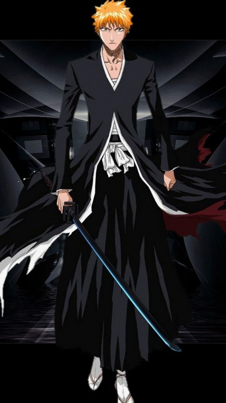 Ichigo Kurosaki con katana Bleach, 750x1334 Full HD Verticale, iPhone
