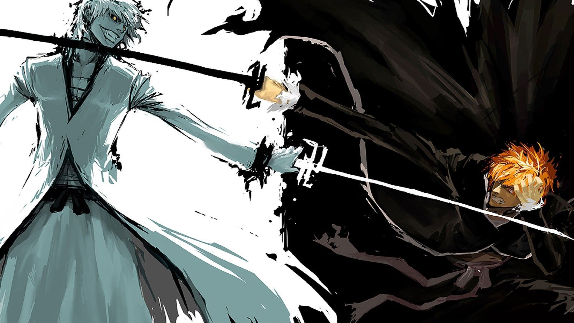Ichigo Kurosaki minimalista, Bleach, 1920x1080 Full HD 1080p, Desktop