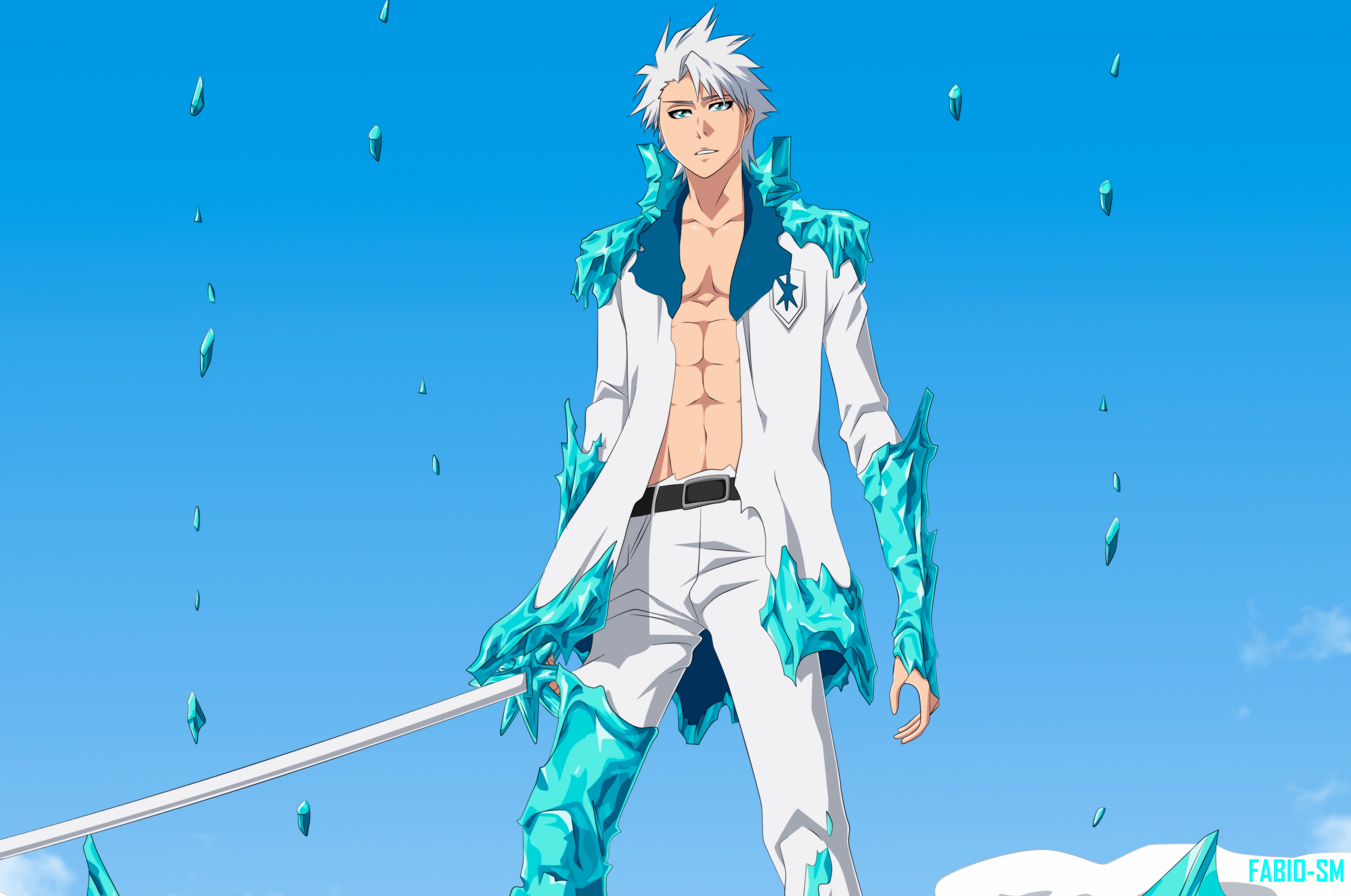 Toshiro Hitsugaya, Bleach anime, 3874x2569 4K, Desktop 4K