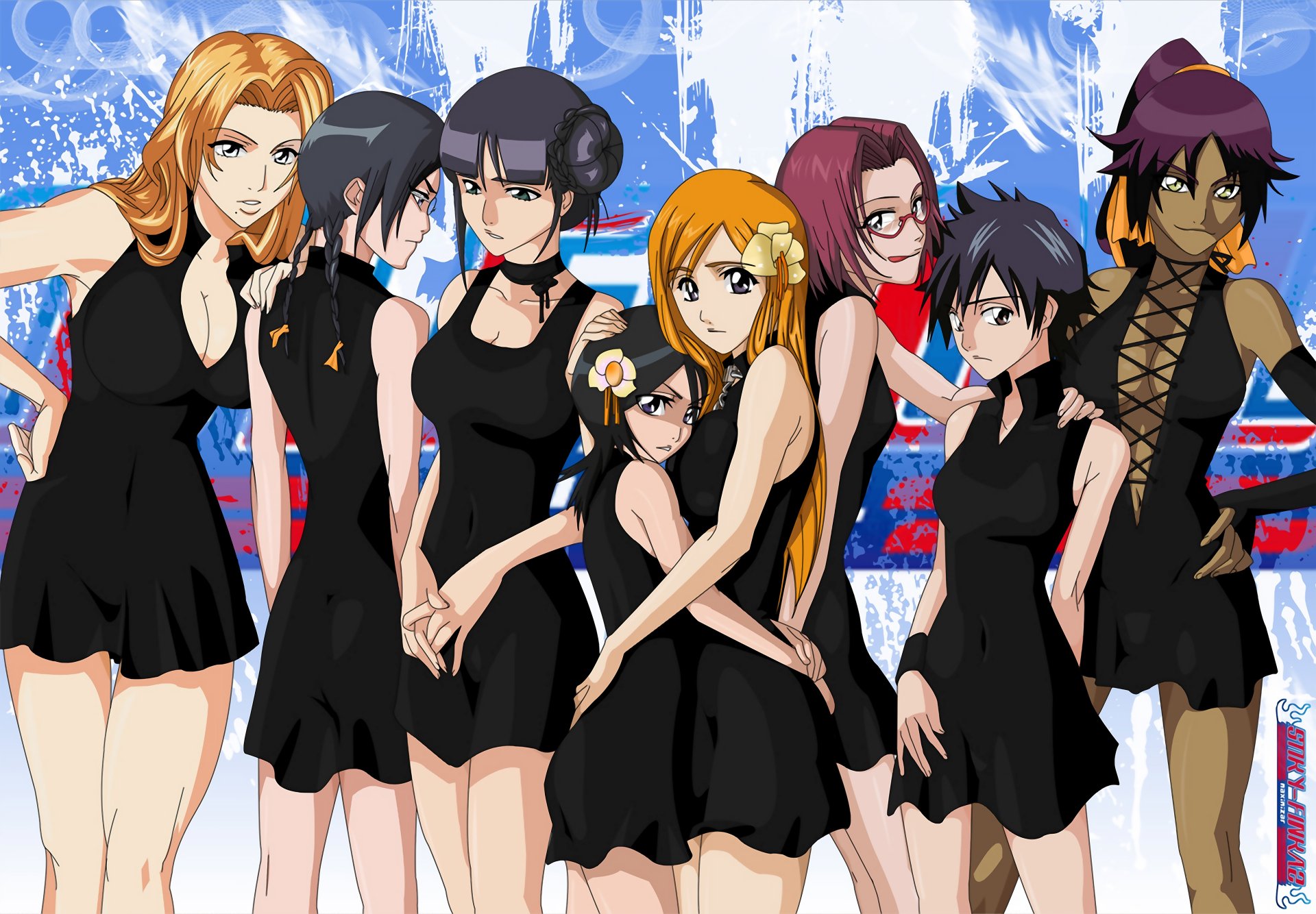 Personaggi Bleach anime gruppo, 1920x1200 Full HD+ WUXGA, PC