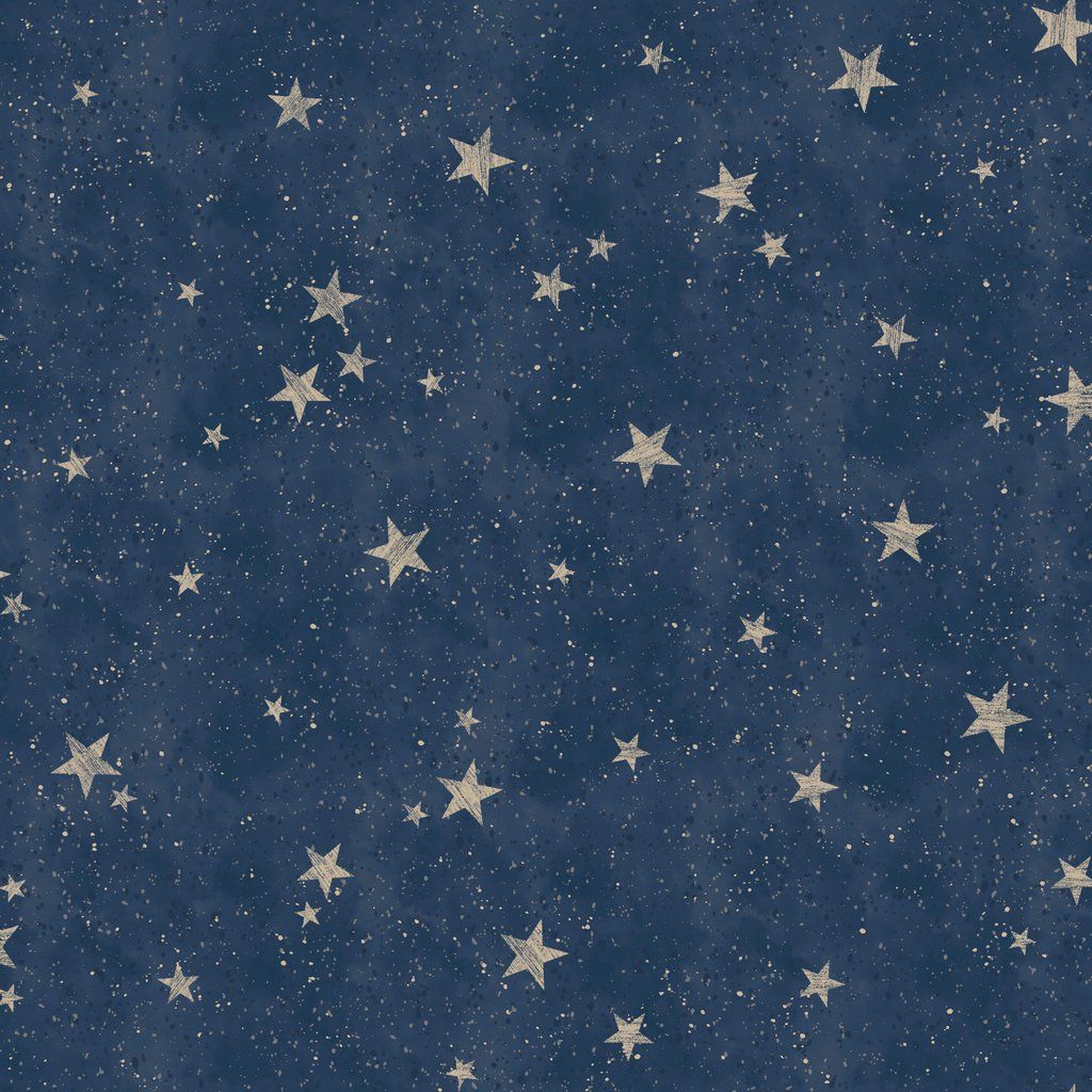 Stelle dorate su blu notte, 1024x1024 HD, Laptop