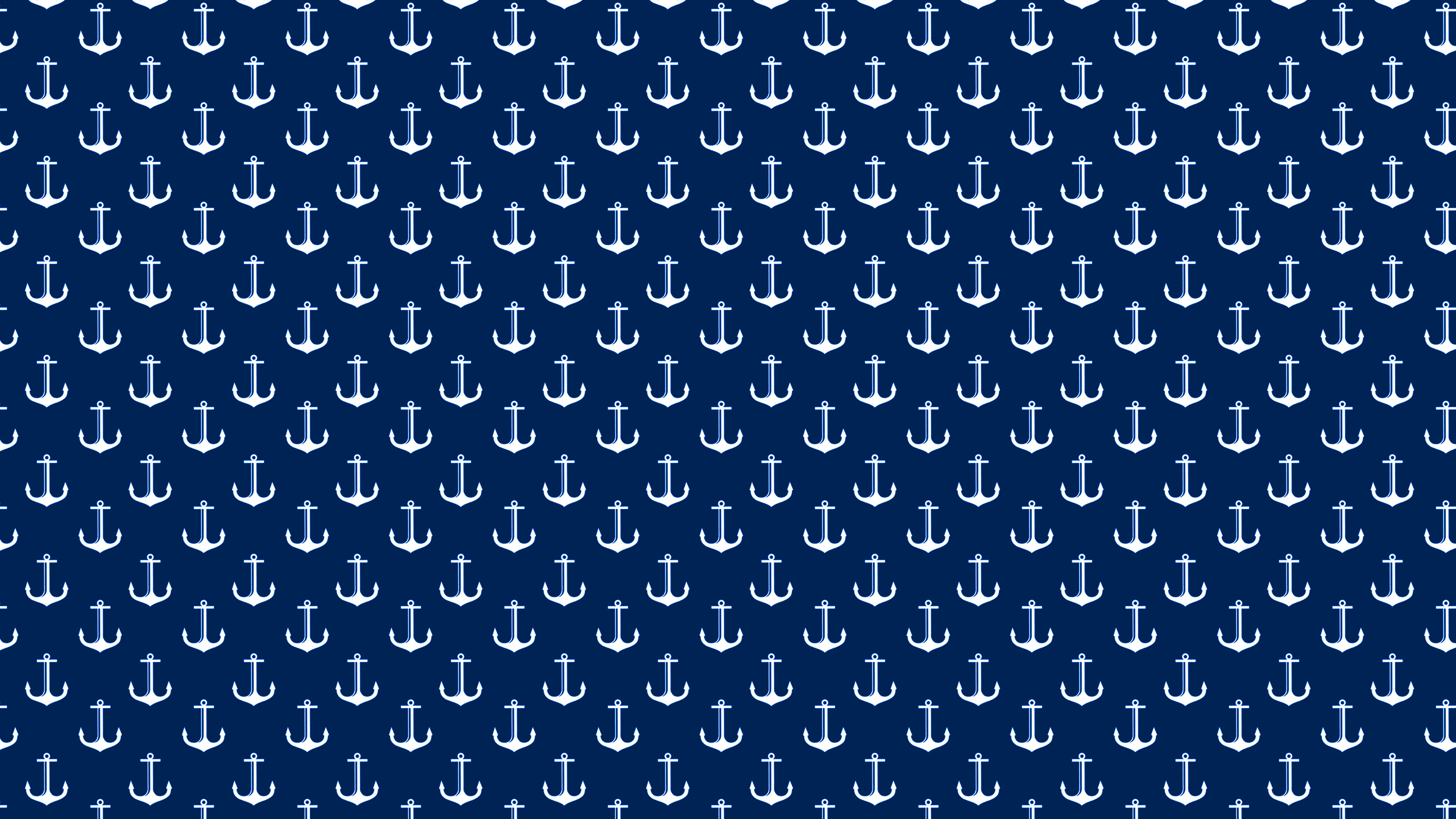 Pattern ancore blu marino, 2560x1440 1440p, Desktop