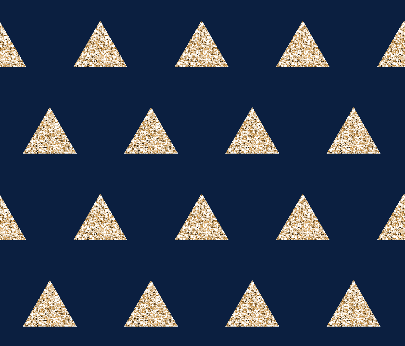 Triangoli oro glitter su blu, 1380x1180 HD, Desktop