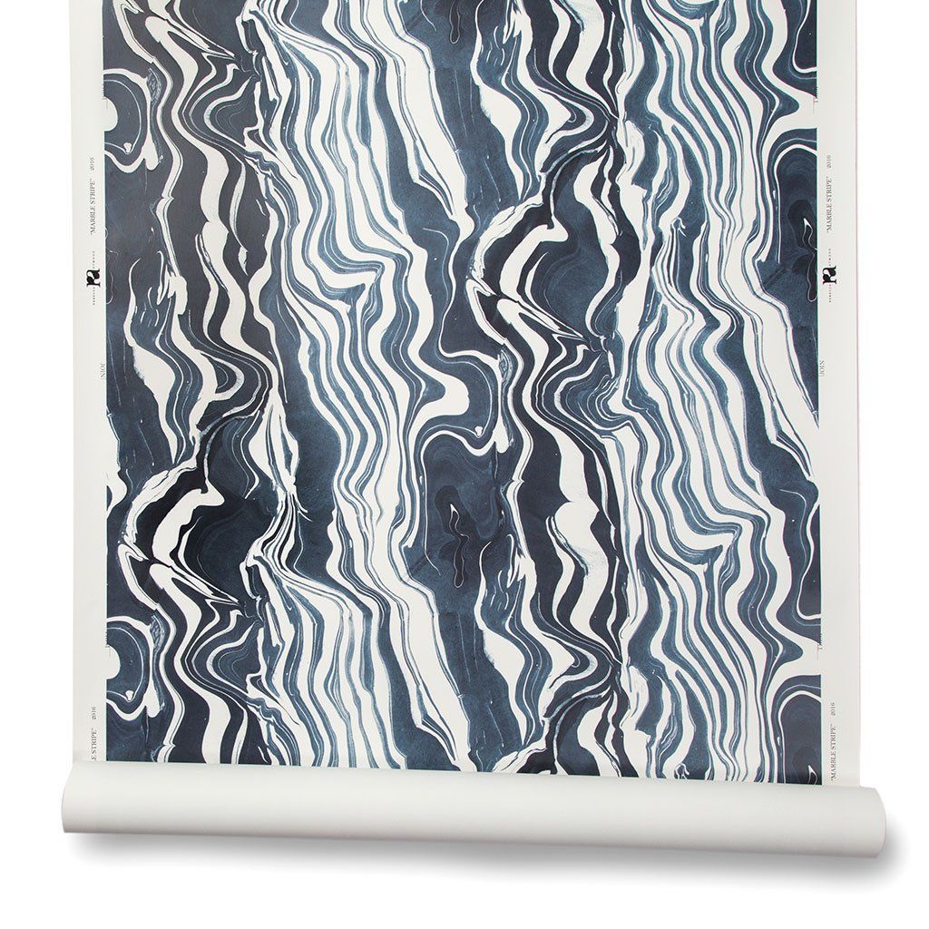 Carta da parati marmorizzata blu navy, 1024x1024 HD, Desktop