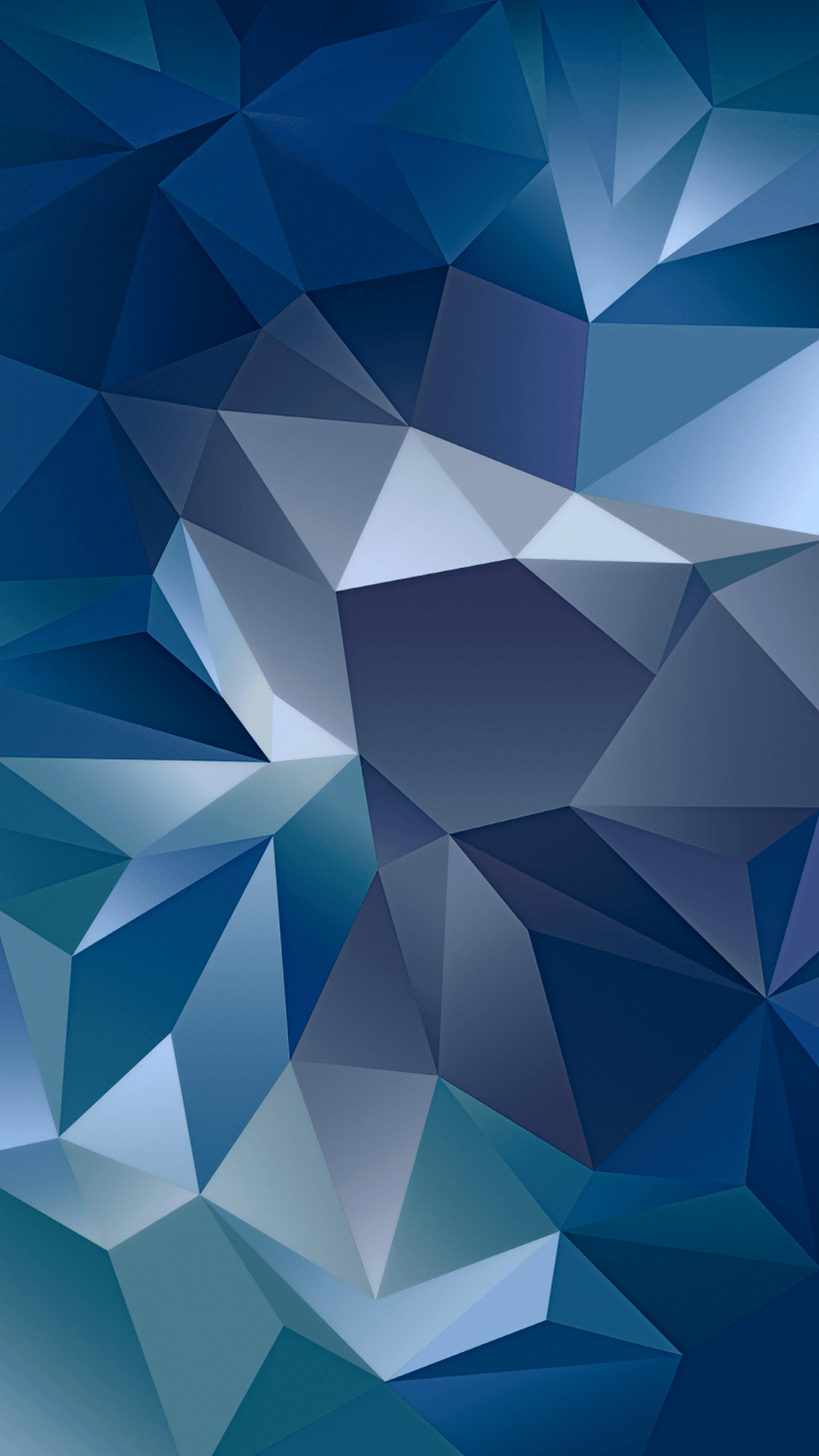Sfondo geometrico astratto blu, 1024x1820 Verticale, Mobile