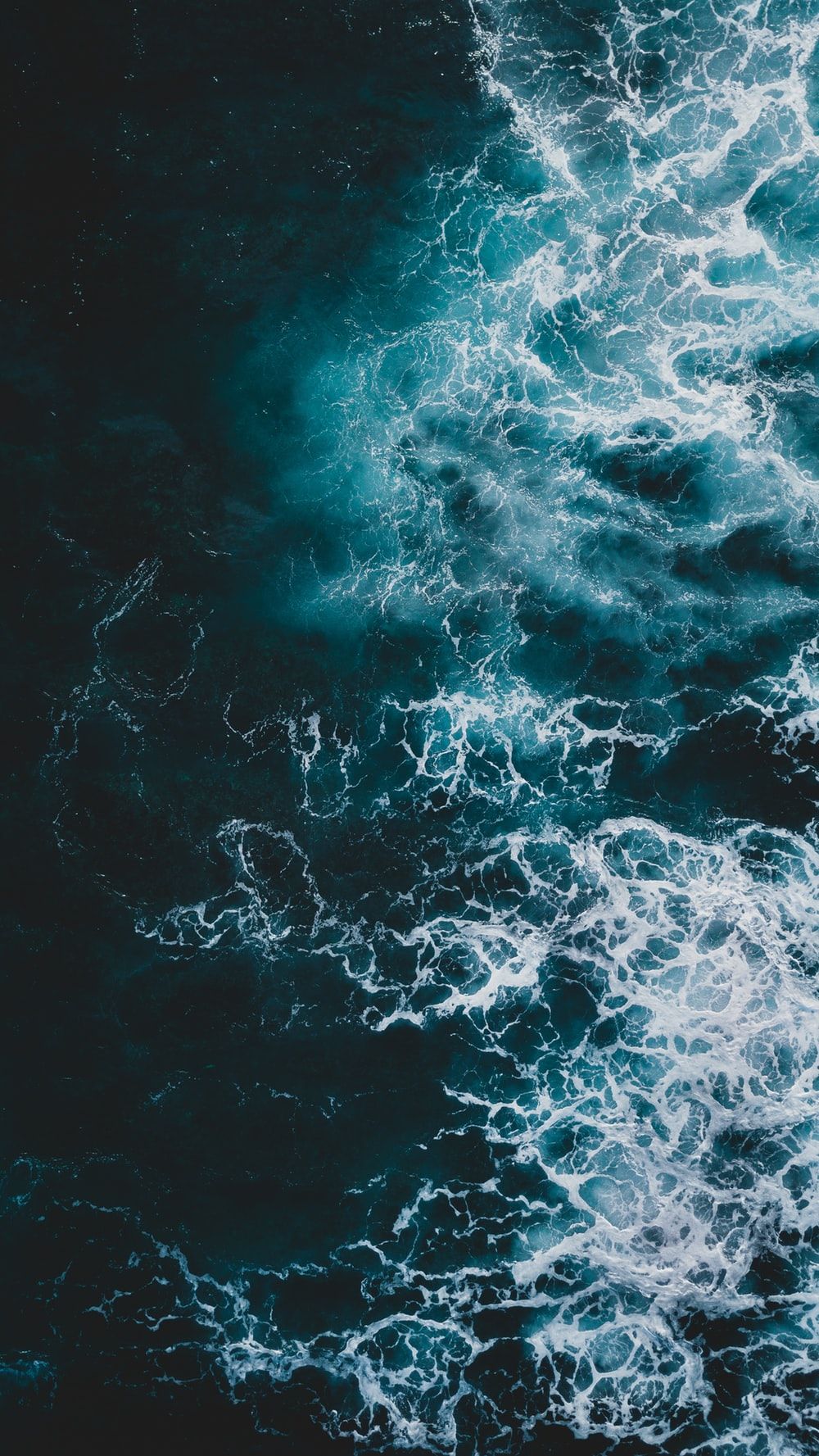 Onde di mare blu scuro, 1000x1777 Full HD Verticale, iPhone