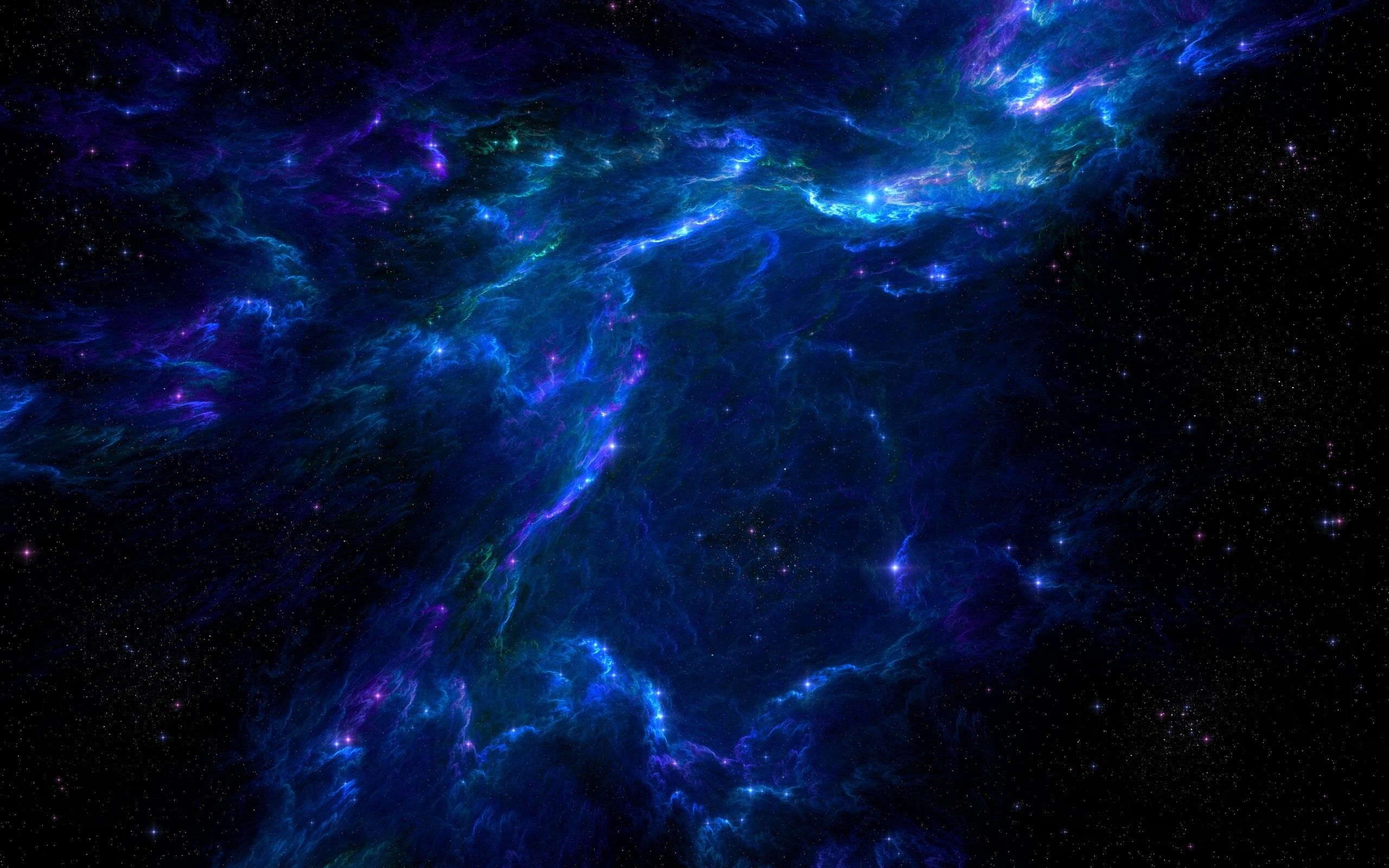 Aesthetic Blu Scuro per Desktop, 2560x1600 2K, PC