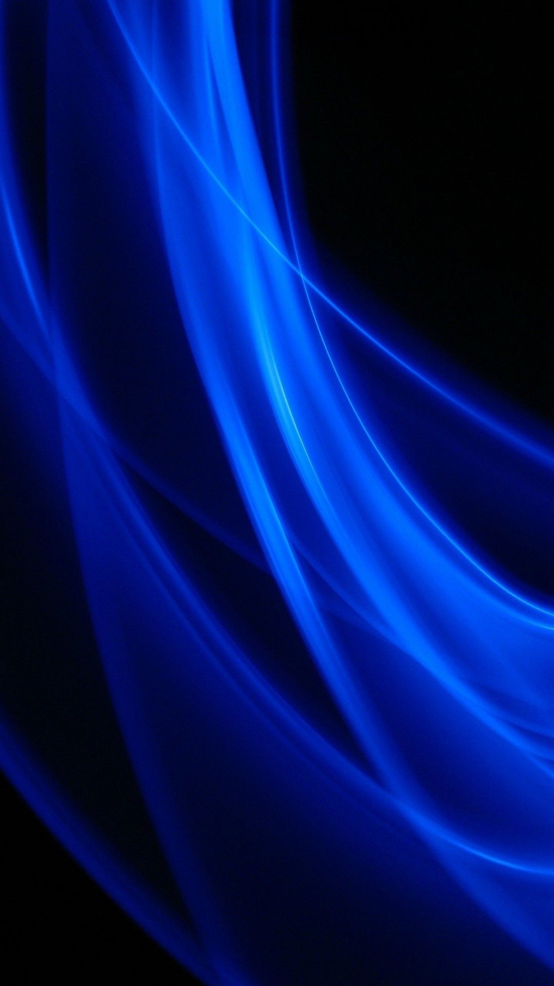 Onde astratte blu scuro, 1080x1920 Verticale, Mobile