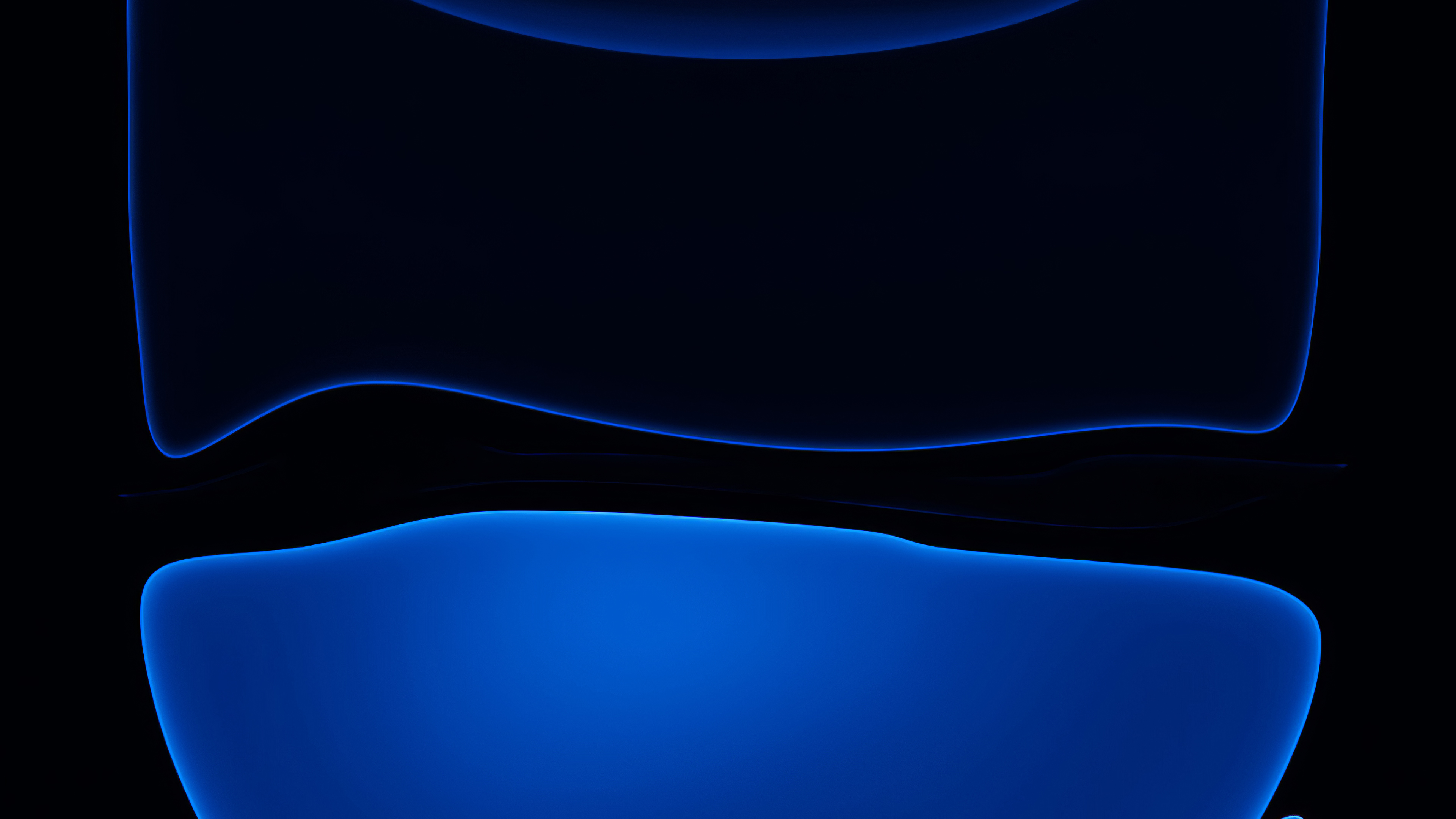 Forme astratte luminose blu, 3840x2160 4K Ultra HD, Monitor 4K