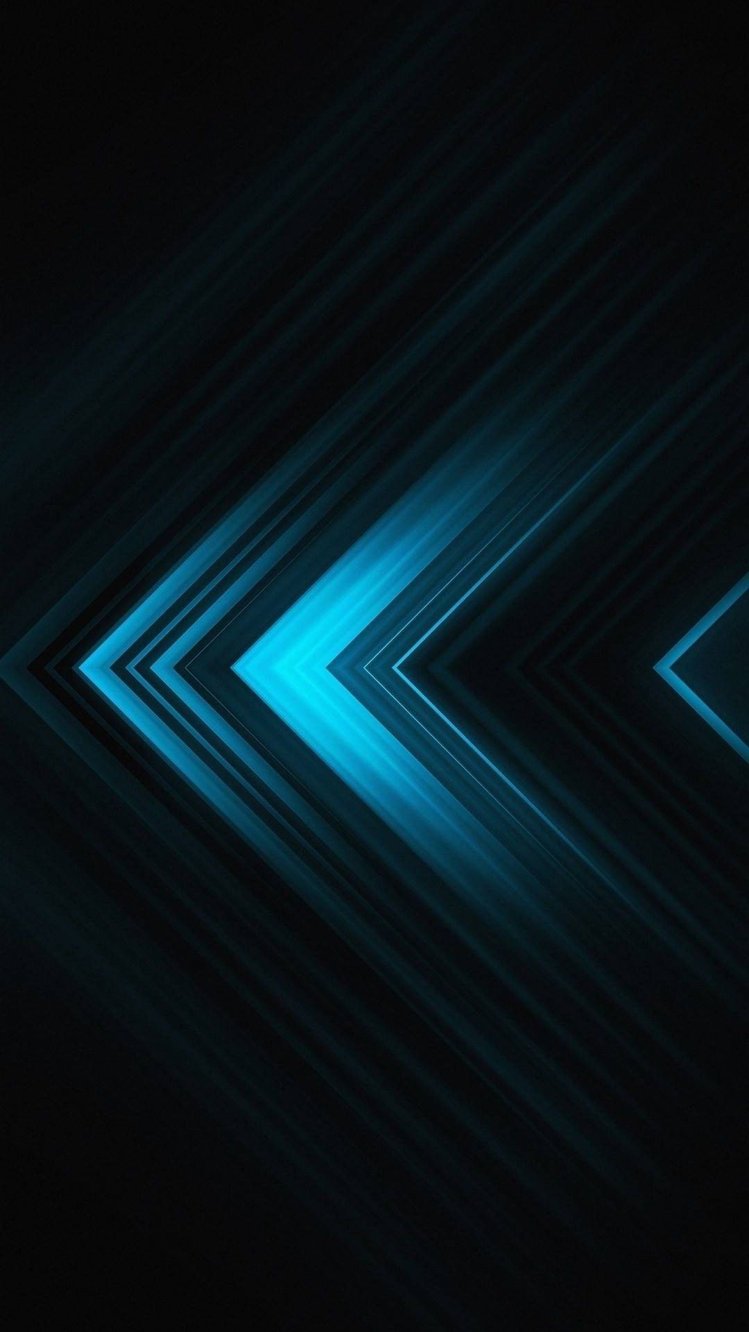 Frecce astratte blu neon, 1080x1920 Full HD Verticale, Samsung Galaxy