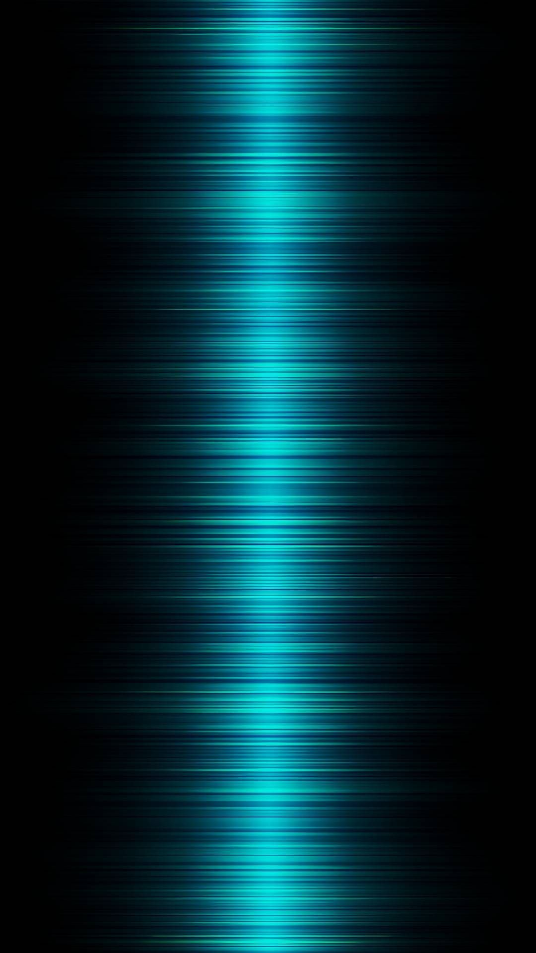 Linee astratte turchesi luminose, 1080x1920 Full HD Verticale, iPhone