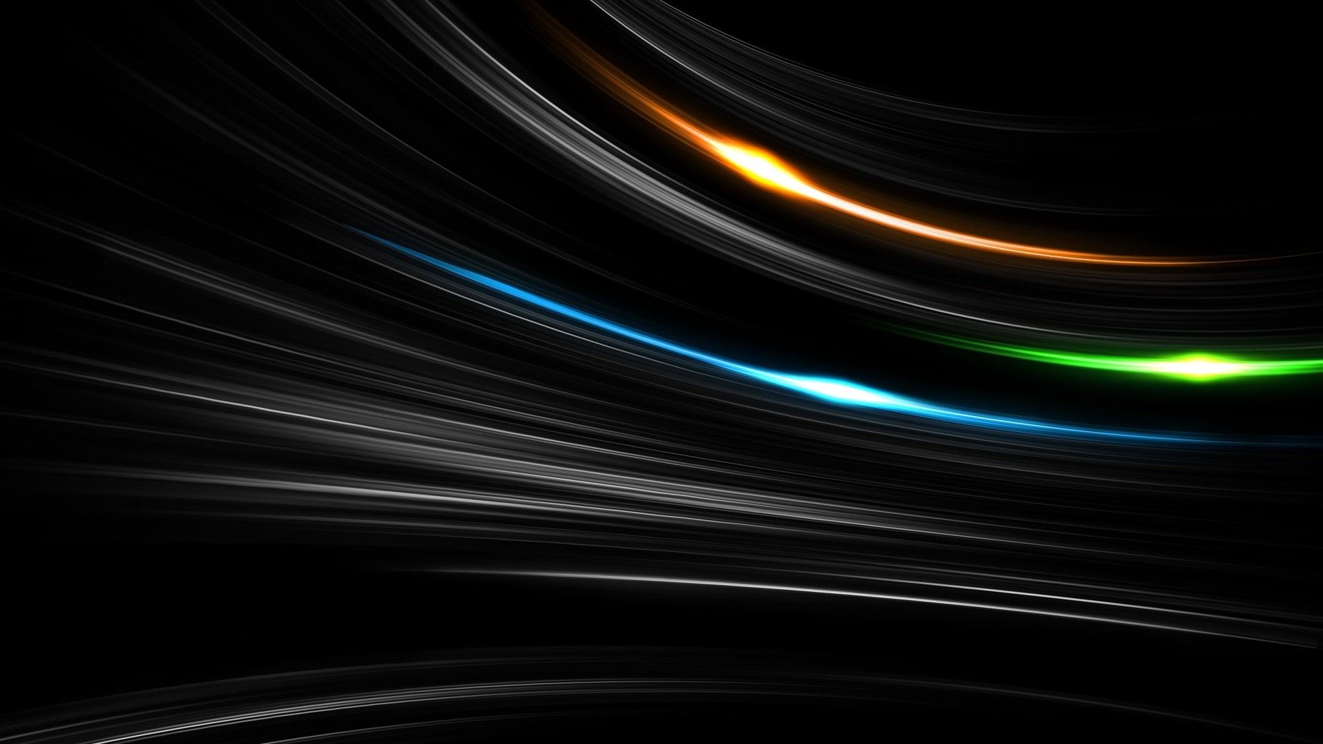 Linee astratte curve luminose, 1920x1080 1080p, PC Desktop