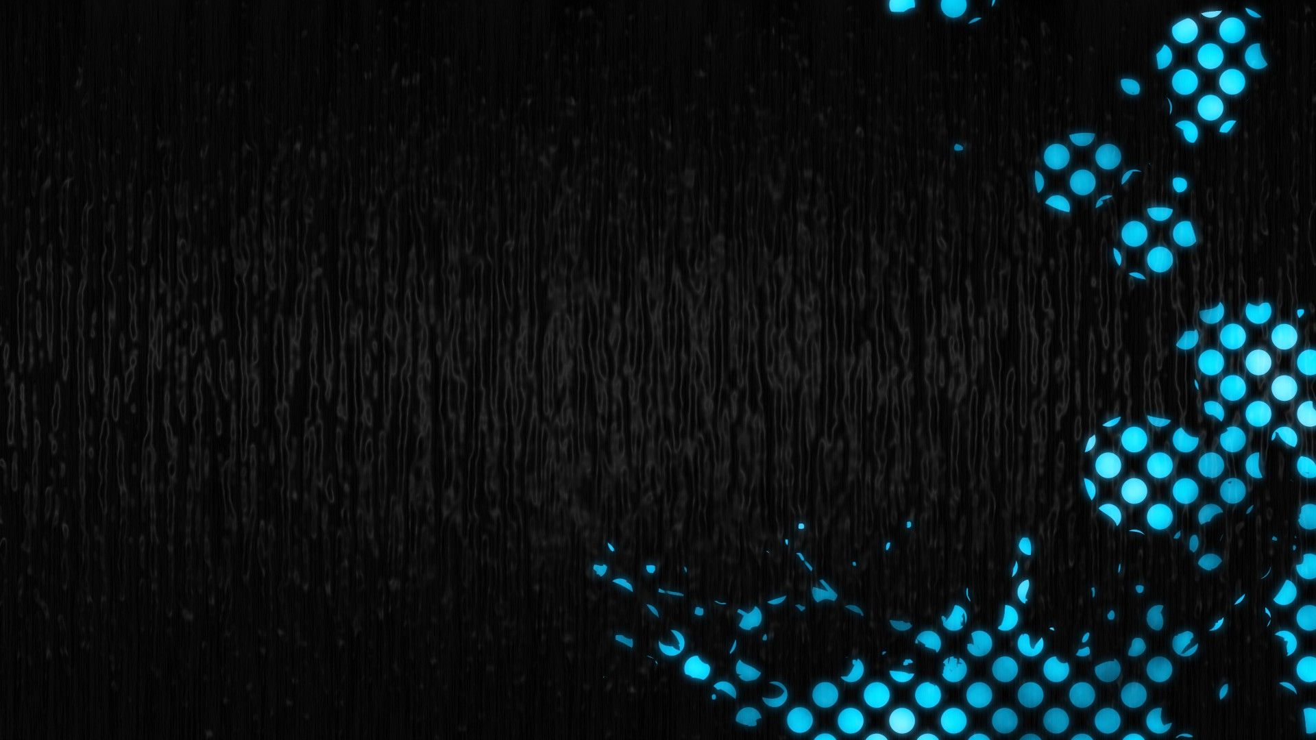 Puntini blu su nero astratto, 1920x1080 1080p, PC