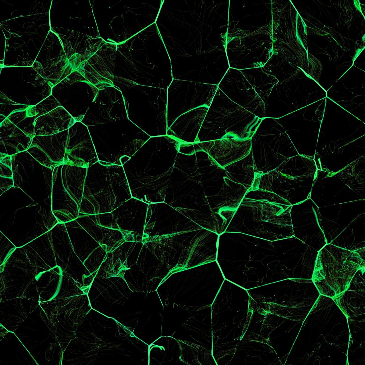 Crepe luminose verdi astratte, 1280x1280 HD, Desktop