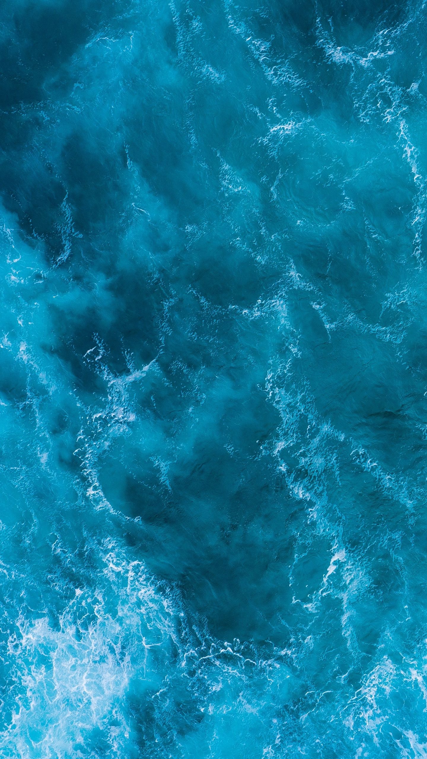Onde oceano vista aerea, 1440x2560 Verticale, Samsung Galaxy