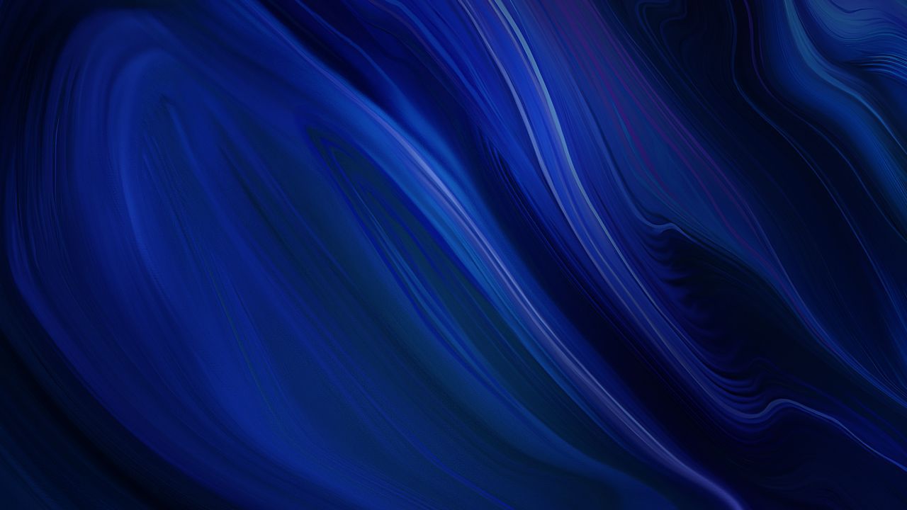 Sfondo astratto blu ondulato, 1280x720 720p, PC