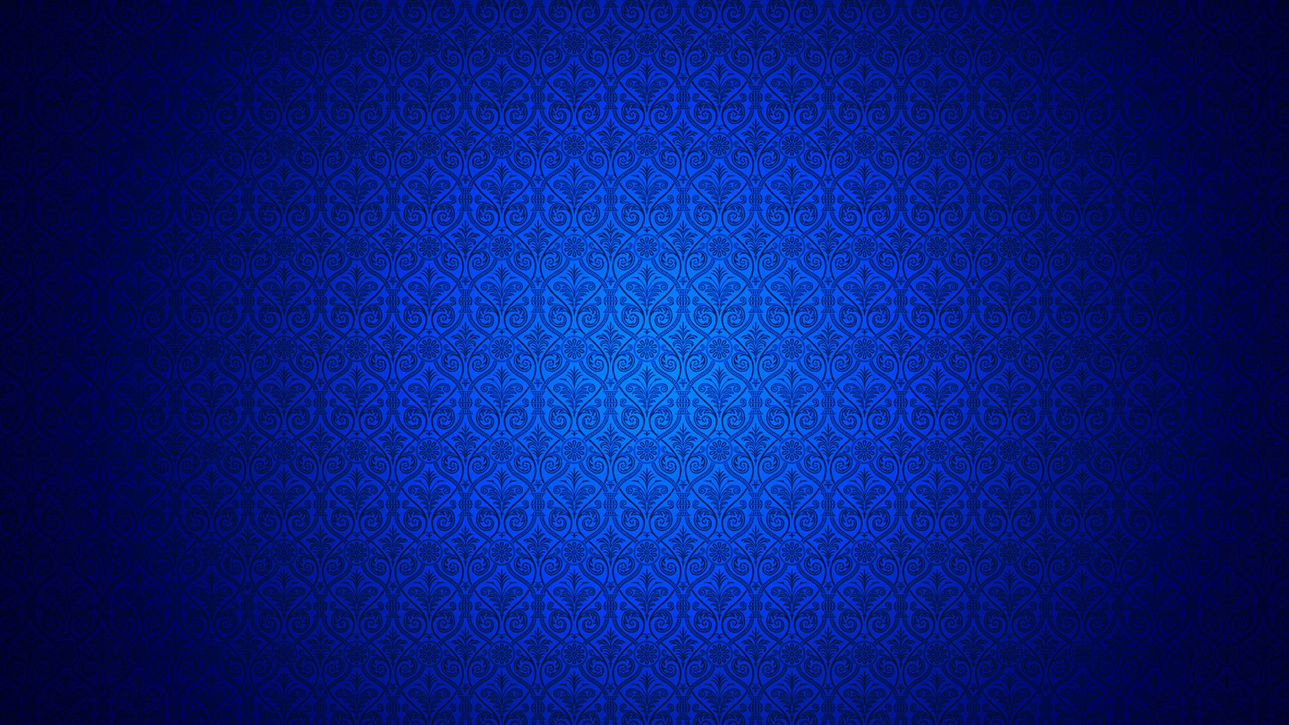 Motivo damascato blu scuro, 2560x1440 1440p, Desktop