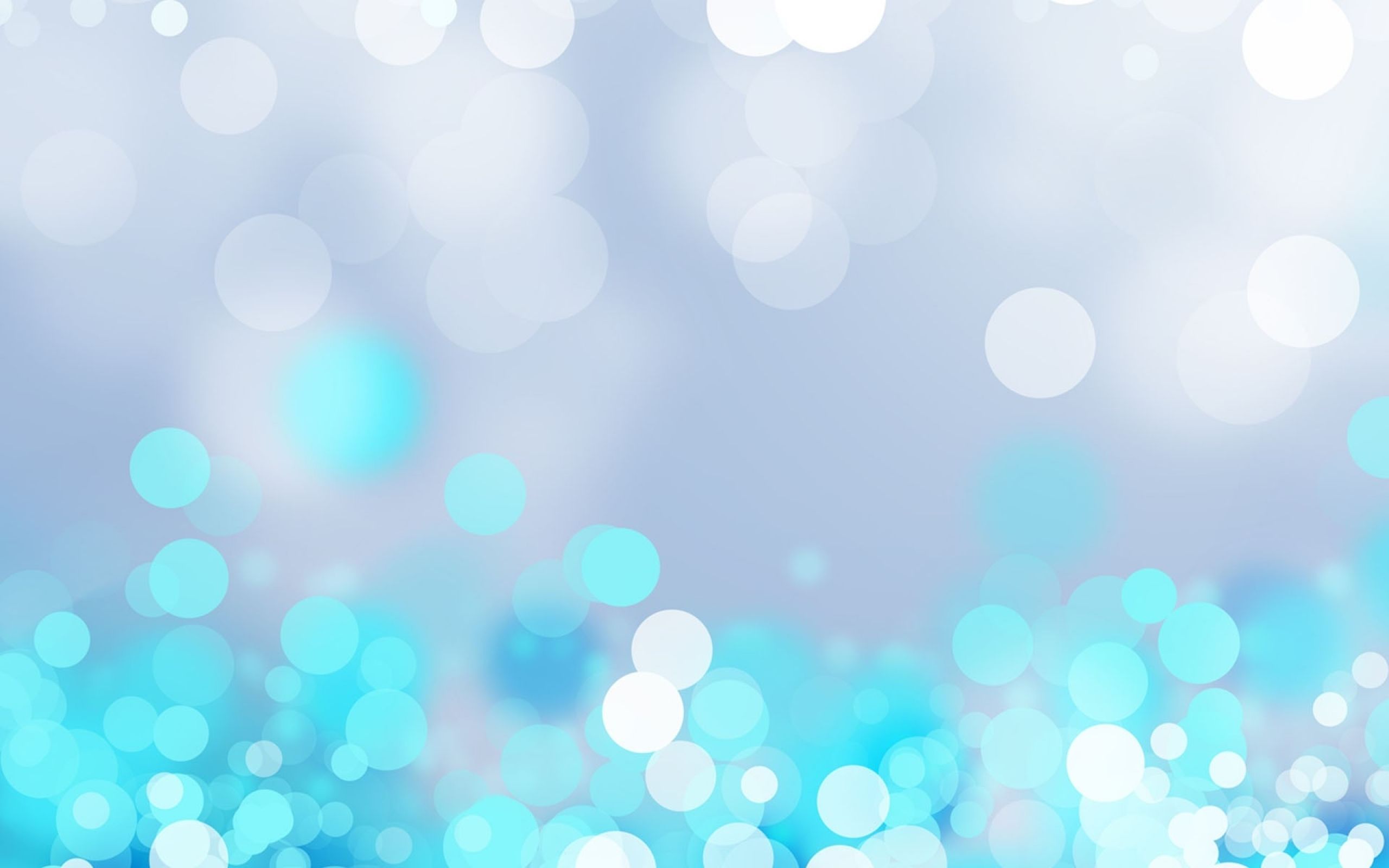 Bokeh luci blu chiaro, 2560x1600 2K+, Desktop