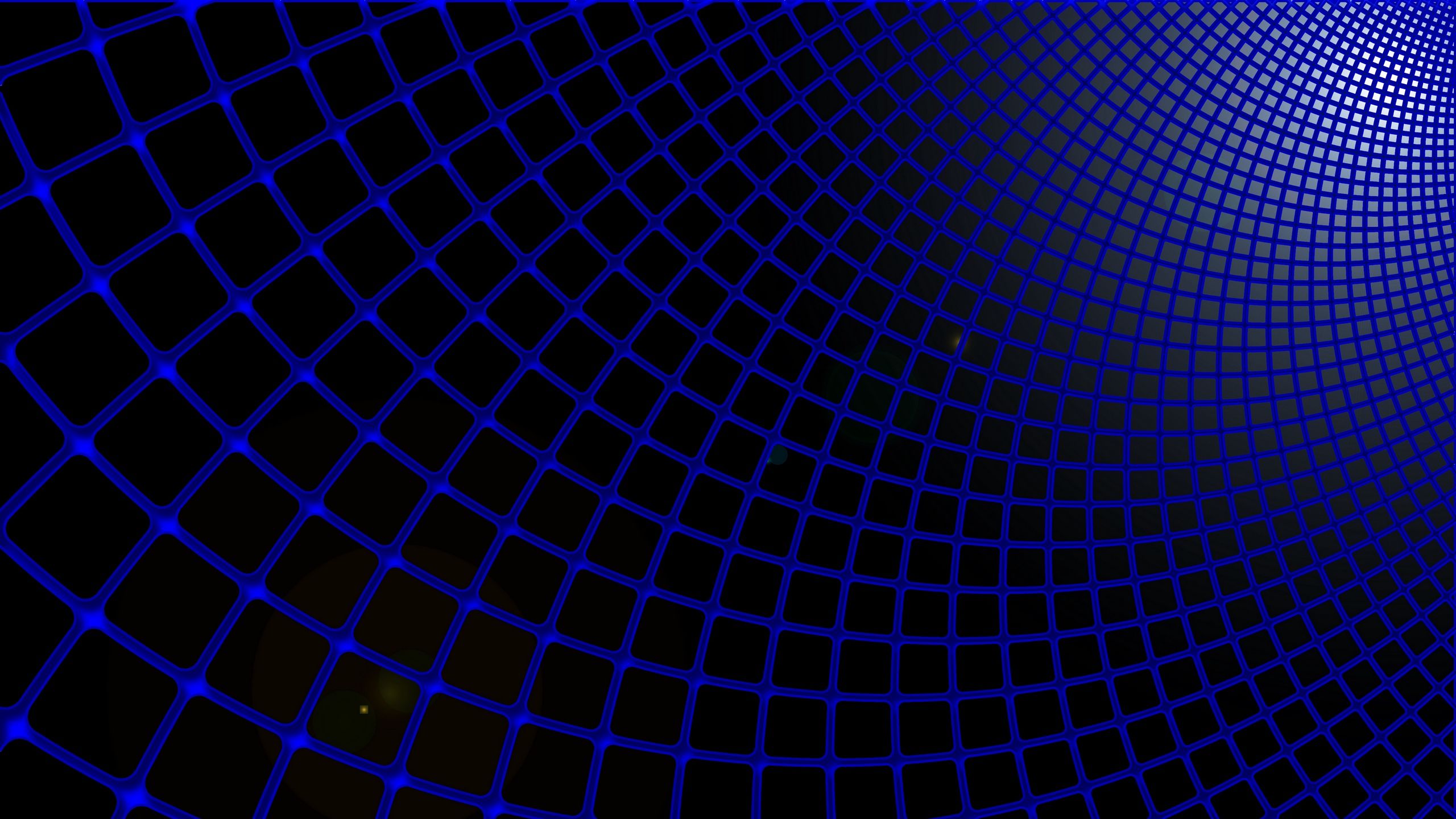 Griglia blu futuristica astratta, 2560x1440 1440p, Desktop