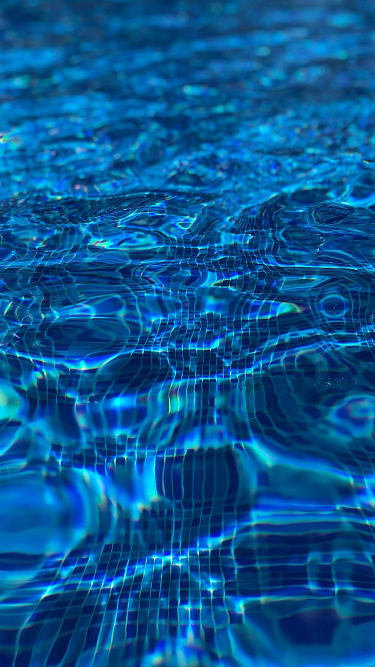 acqua blu increspata piscina, 736x1308 Full HD Verticale, Smartphone