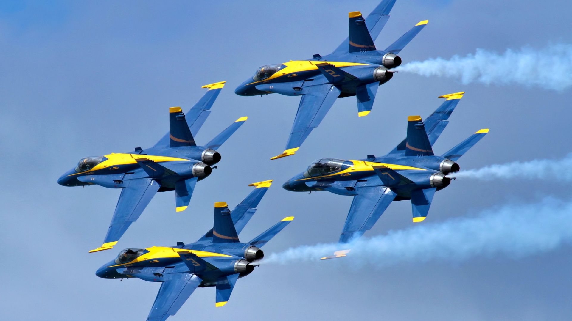 Blue Angels aerei acrobatici blu, 1920x1080 Full HD, Laptop