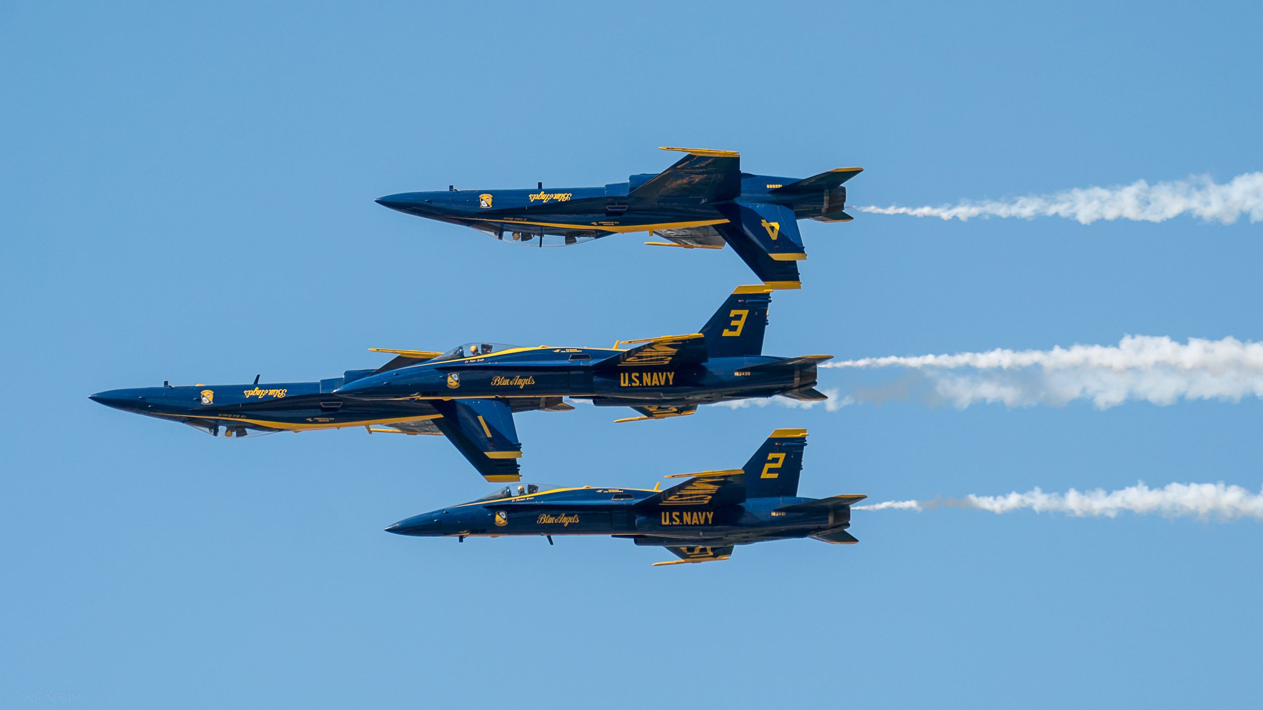 Blue Angels jet acrobatici, 2500x1406 2K, iMac