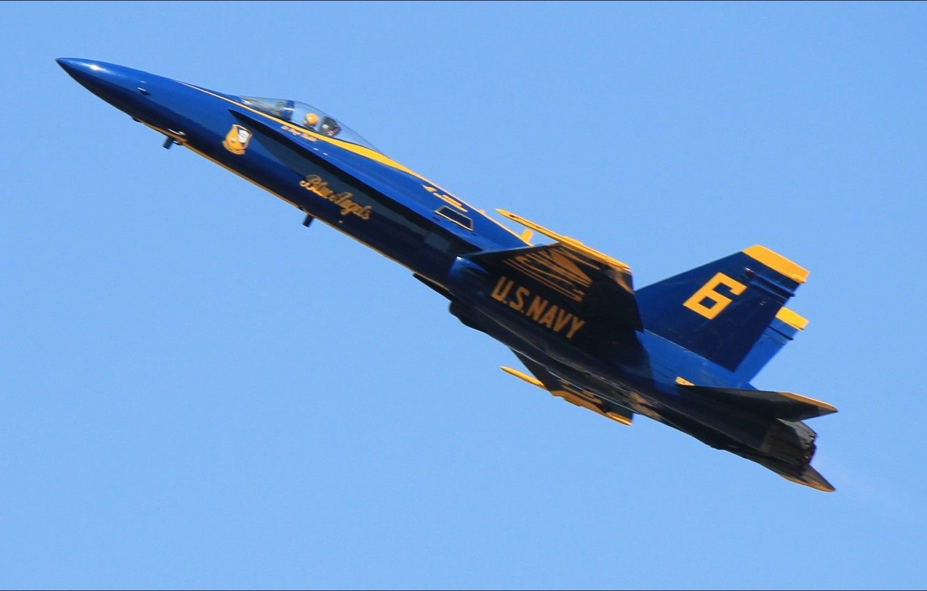 Jet Blue Angels US Navy, 1332x850 HD, Notebook Gaming