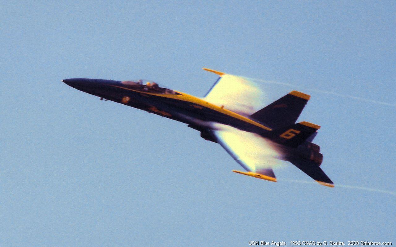 Jet Blue Angels in volo, 1280x800 720p, Laptop