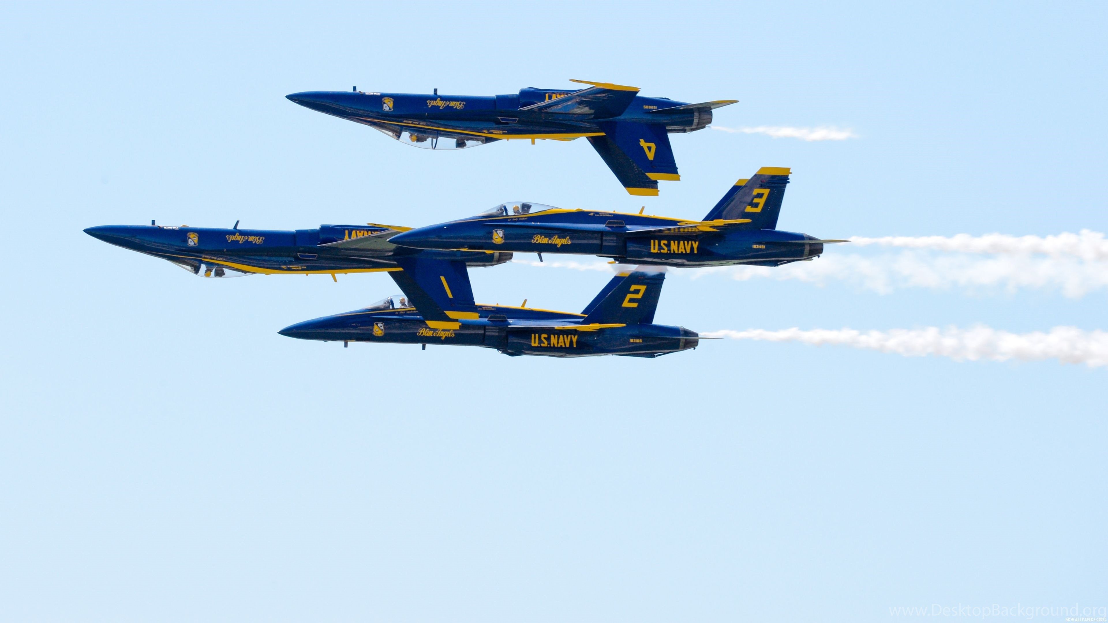 Aerei Blue Angels in formazione, 3840x2160 4K, Desktop 4K