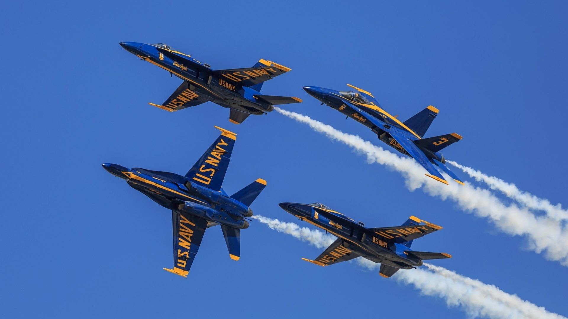 Blue Angels jet formazione, 1920x1080 Full HD, Desktop