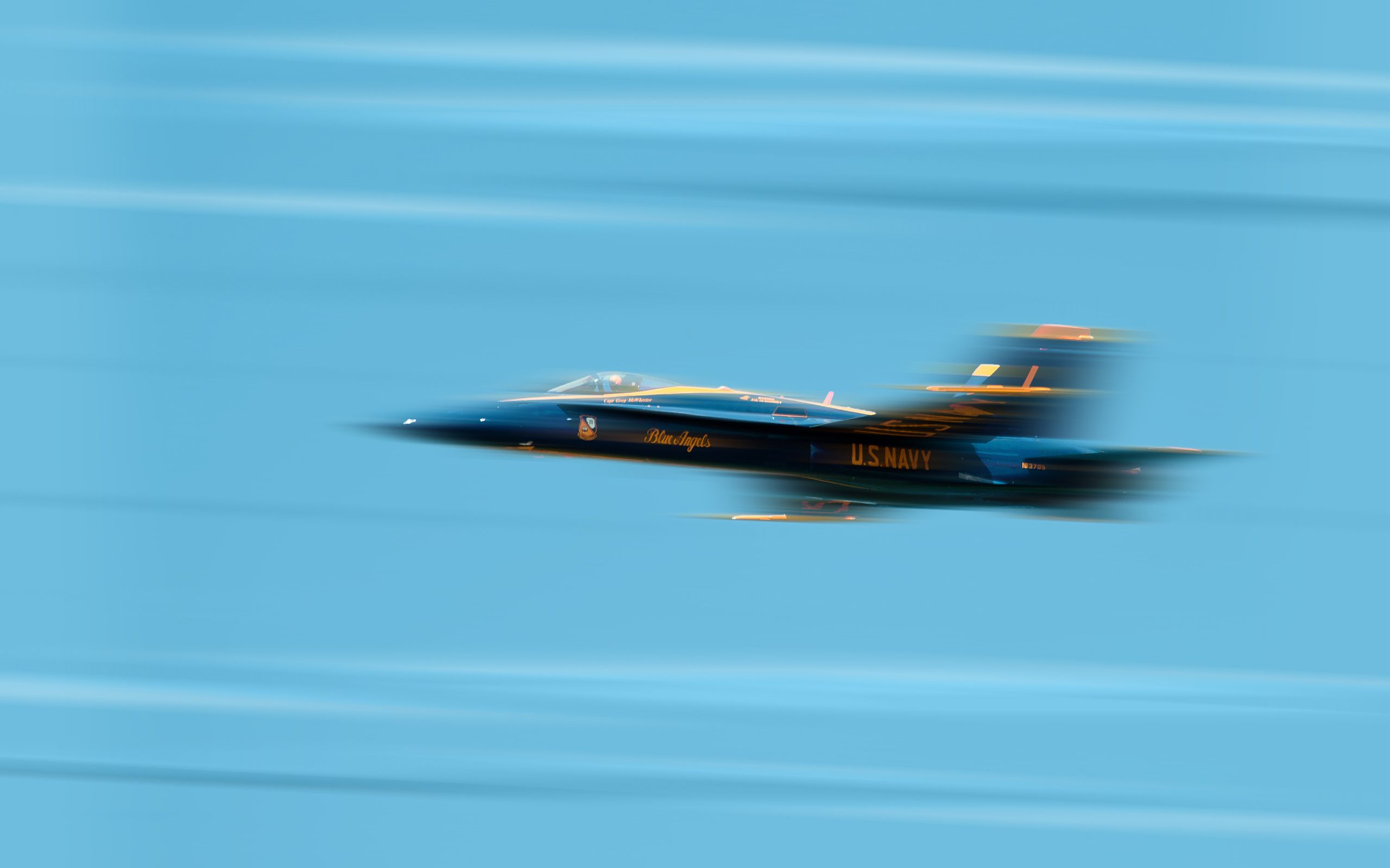 Jet Blue Angels in volo, 2560x1600 WQXGA, Desktop