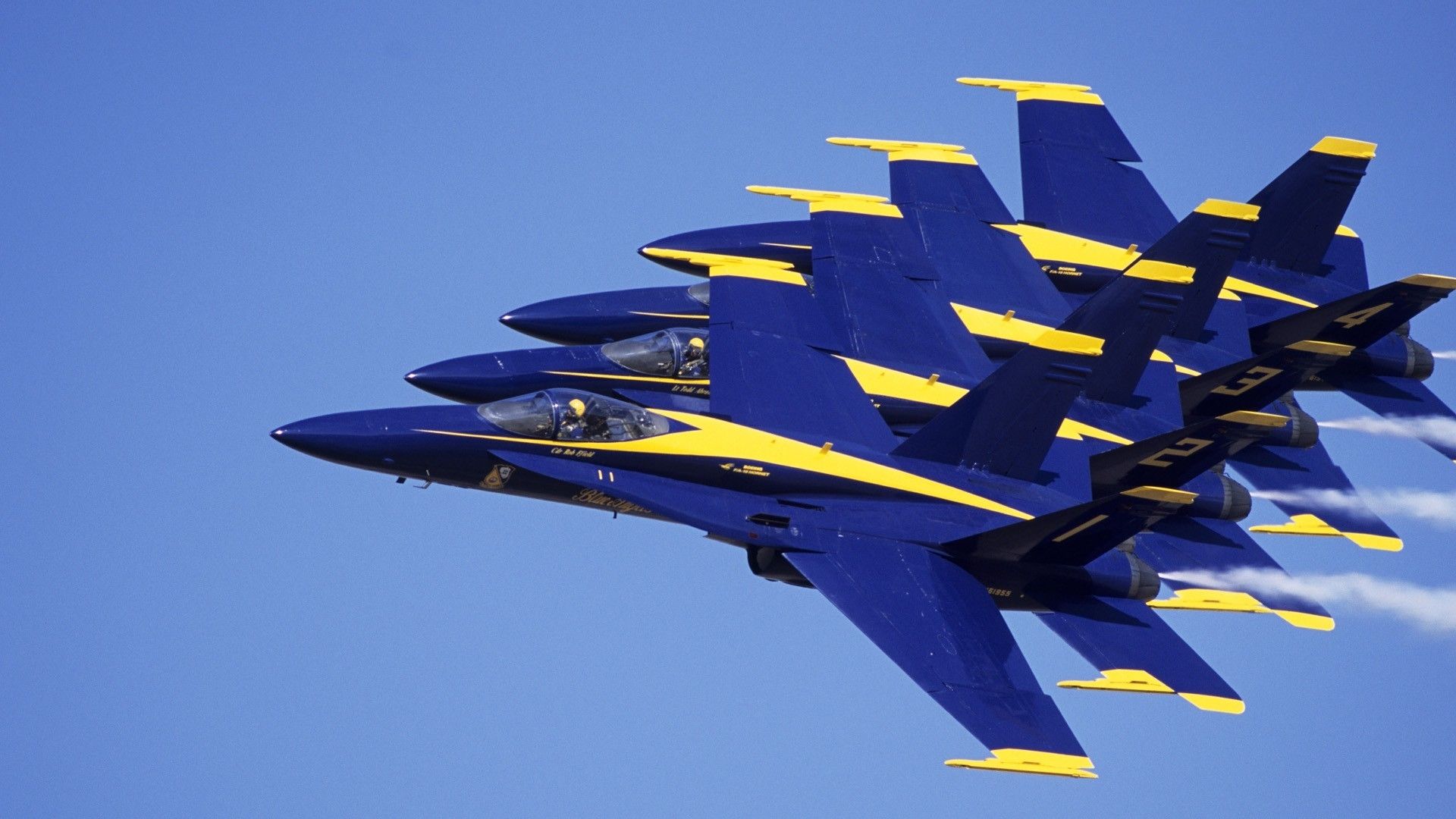 Jet Blue Angels formazione volo, 1920x1080 Full HD 1080p, Laptop