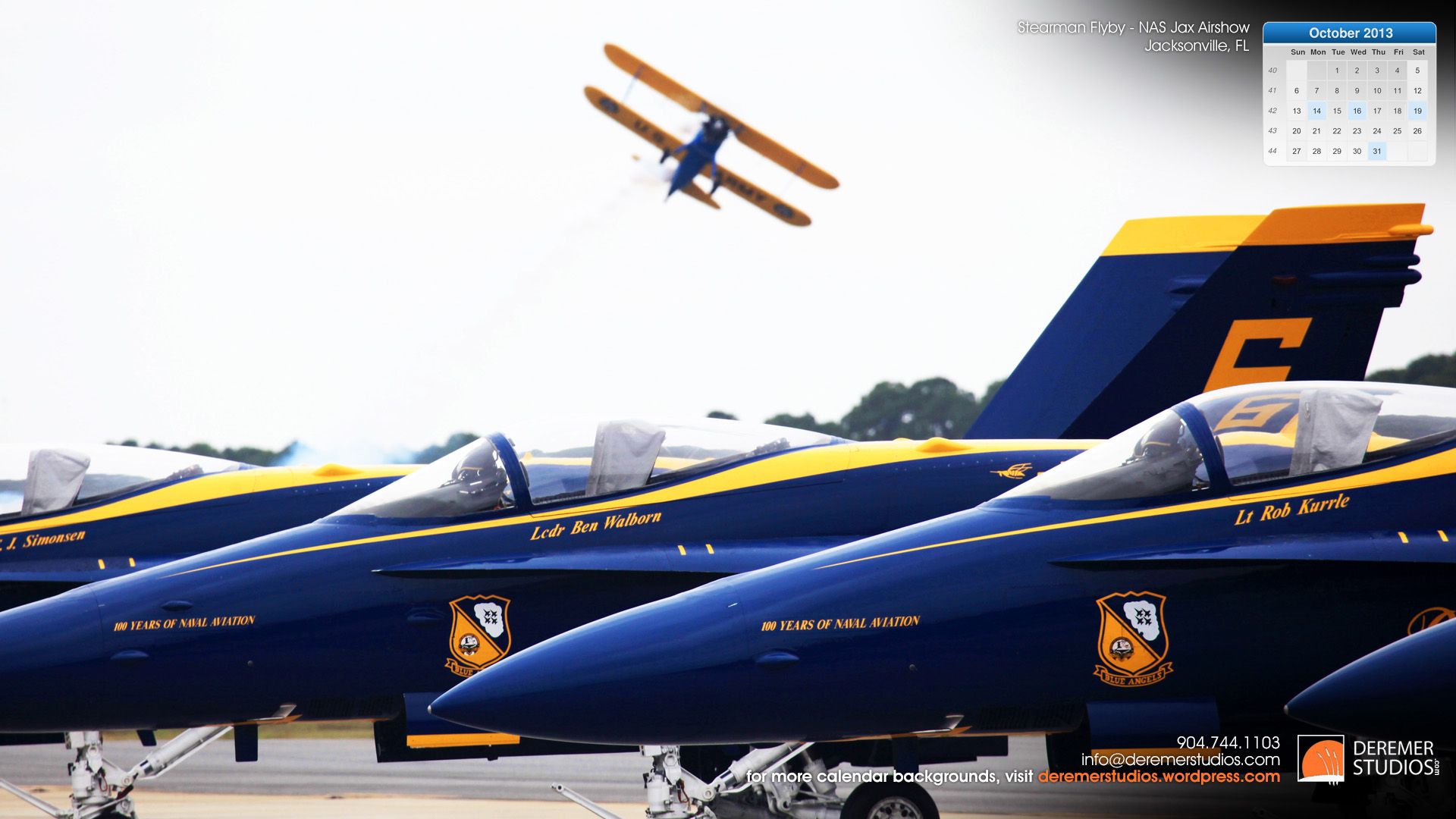 Jet Blue Angels su pista, 1920x1080 Full HD 1080p, Desktop