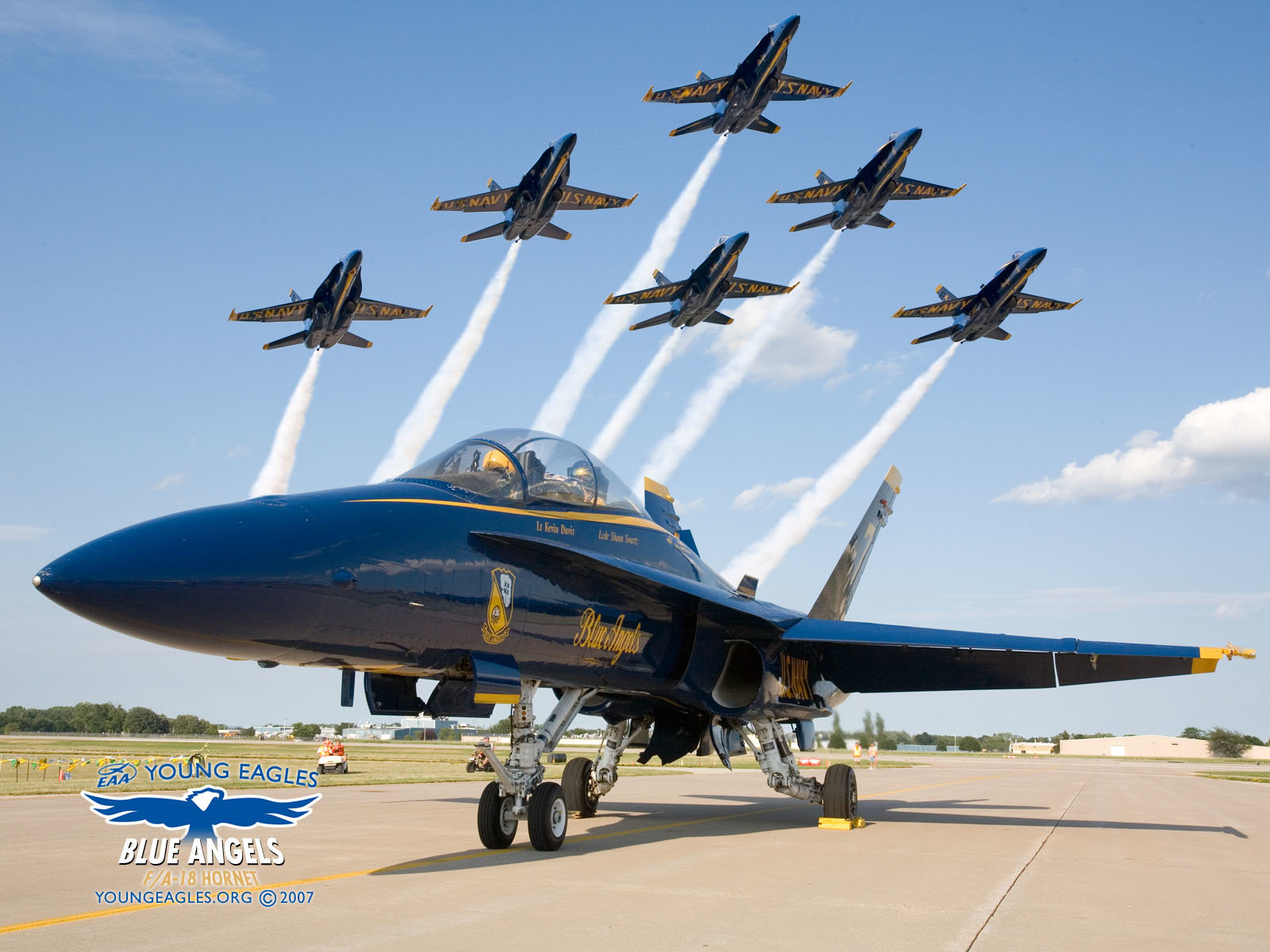 Jet Blue Angels formazione volo, 1600x1200 HD Ready, Acer Nitro