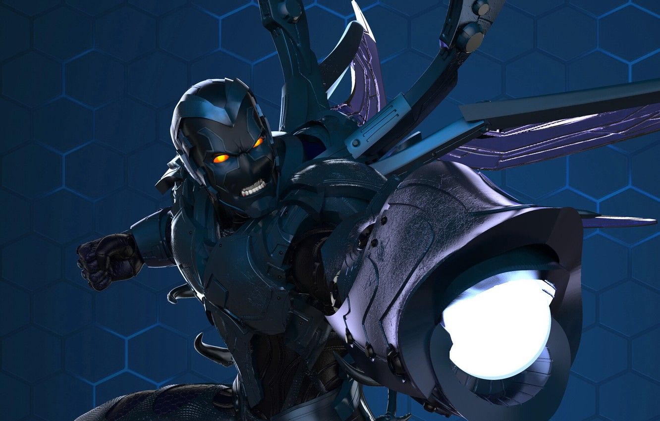 Blue Beetle costume DC Comics, 1332x850 HD, Desktop