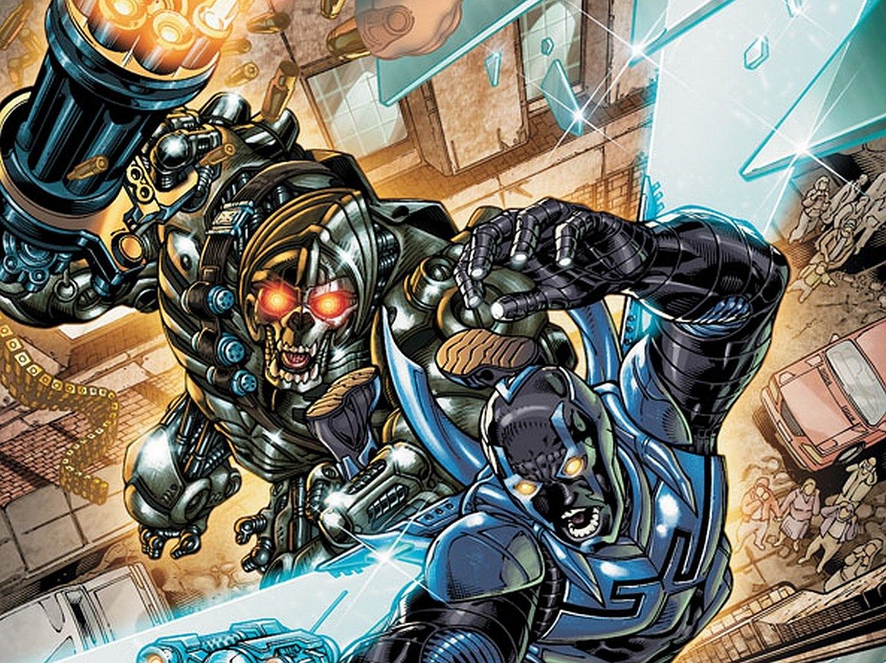 Blue Beetle contro robot nemico, 1280x959 720p, Acer Nitro