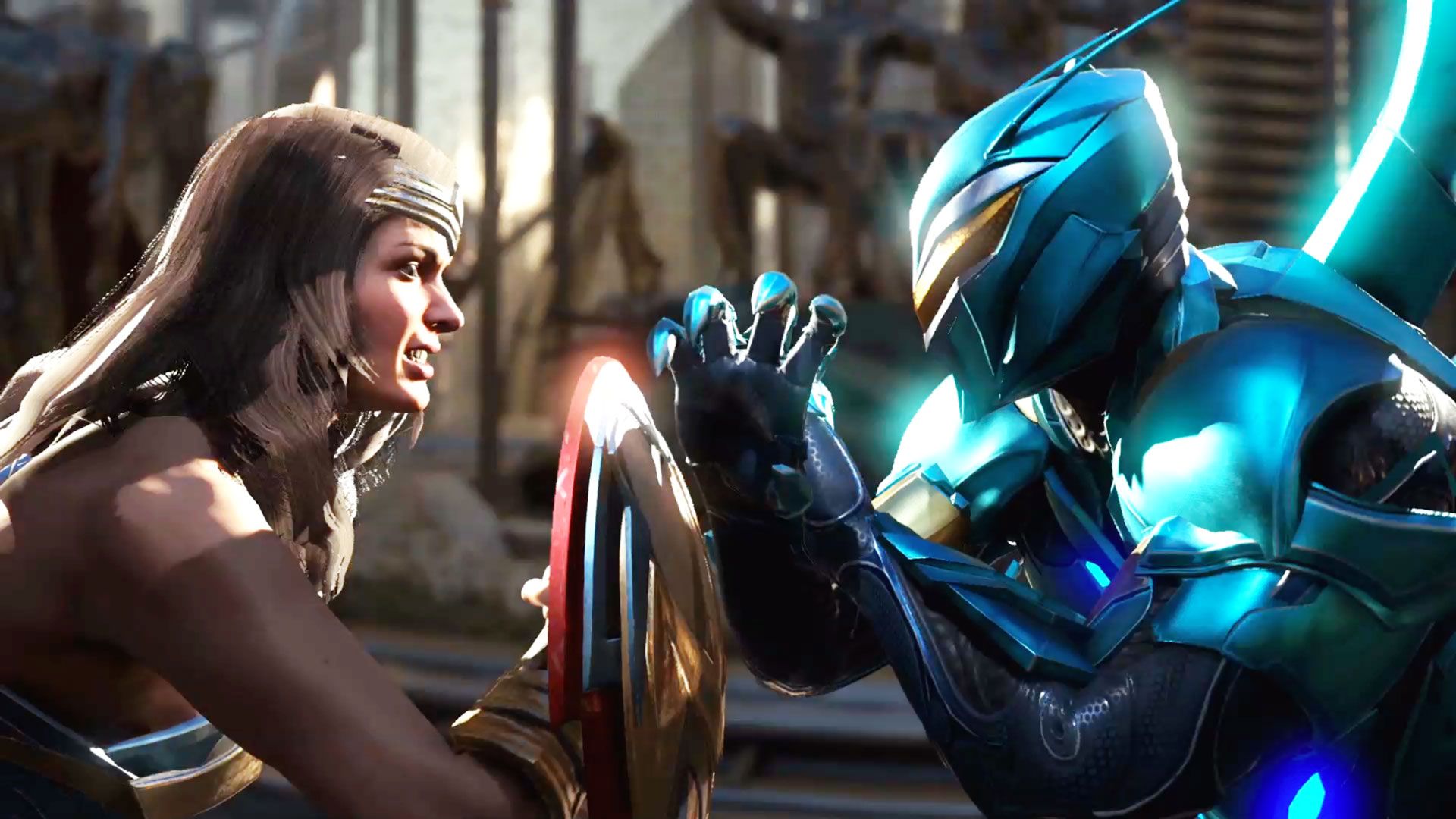 Blue Beetle vs Wonder Woman, 1920x1080 1080p, PC