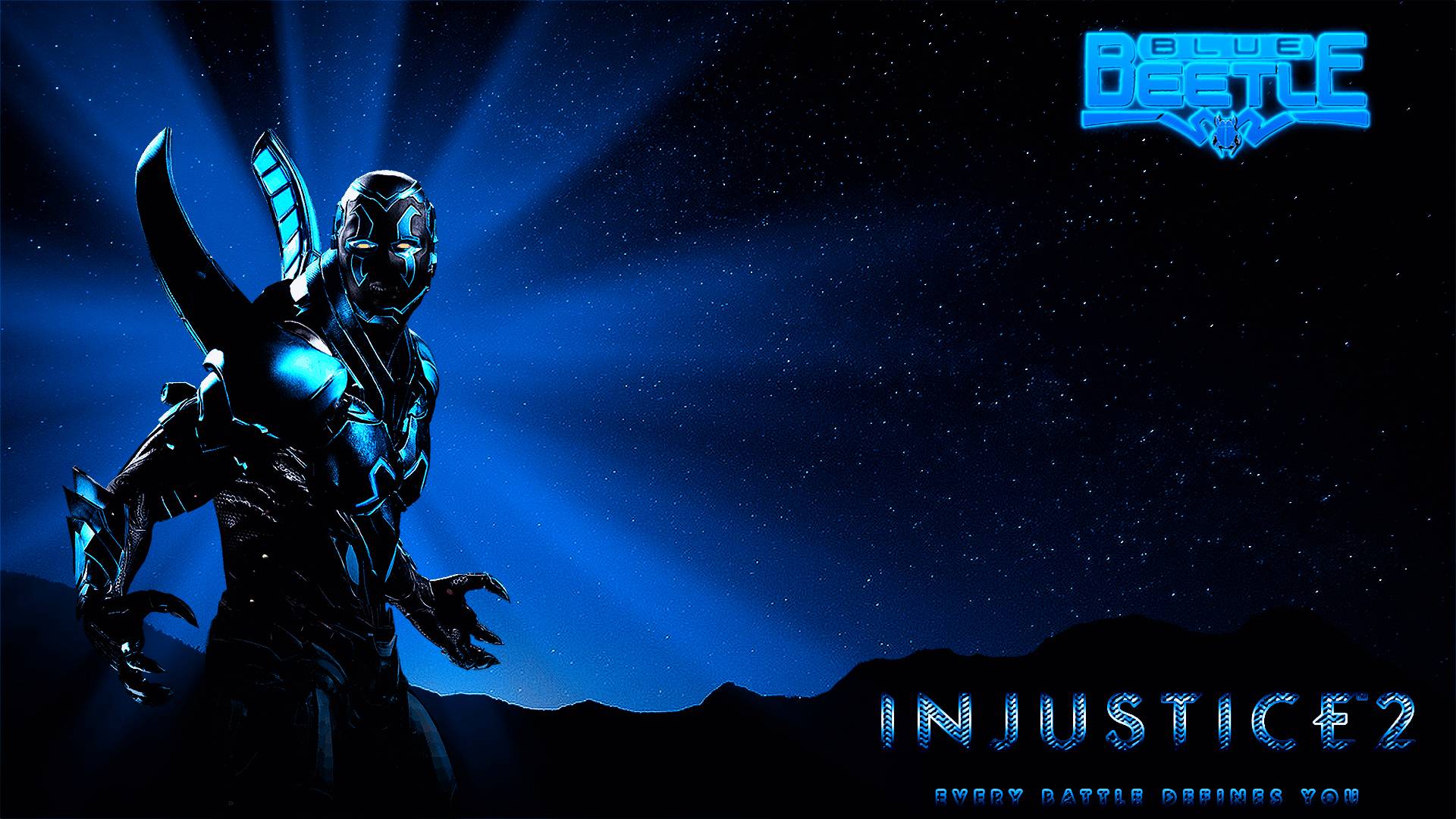 Blue Beetle fumetto blu, 1920x1080 Full HD, Laptop