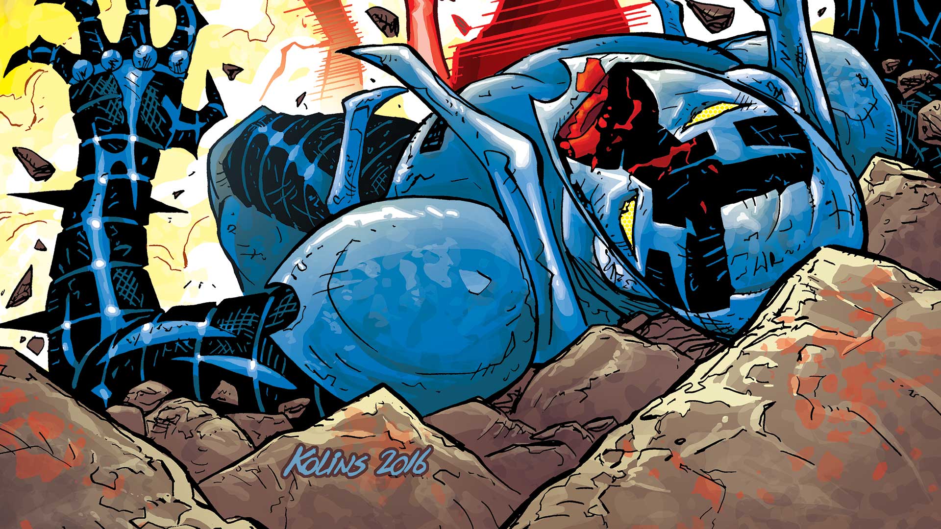 Blue Beetle supereroe DC Comics, 1024x768 HD, Desktop