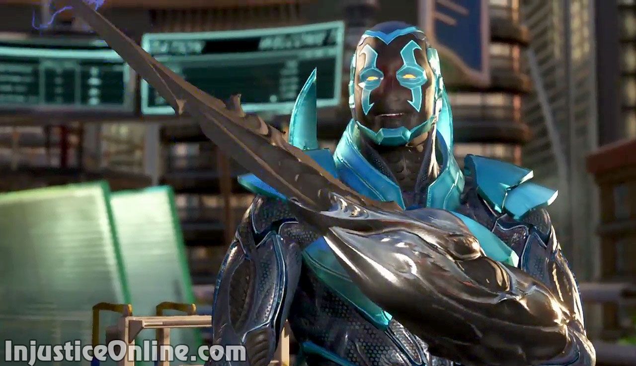 Blue Beetle personaggio animato, 1366x768 HD, Desktop