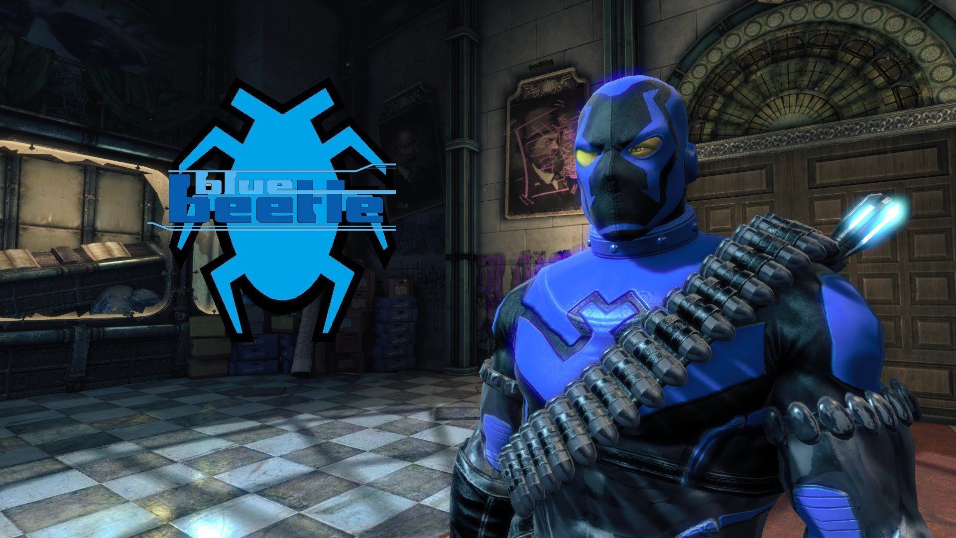 Blue Beetle e Booster Gold, 1920x1080 Full HD, Laptop