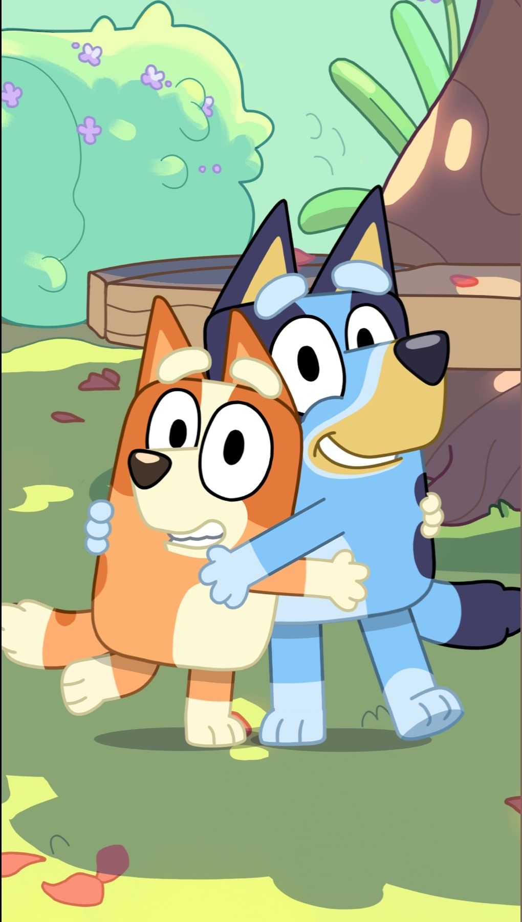 Bluey e Bingo cartoni, 1020x1800 Full HD Verticale, Google Pixel