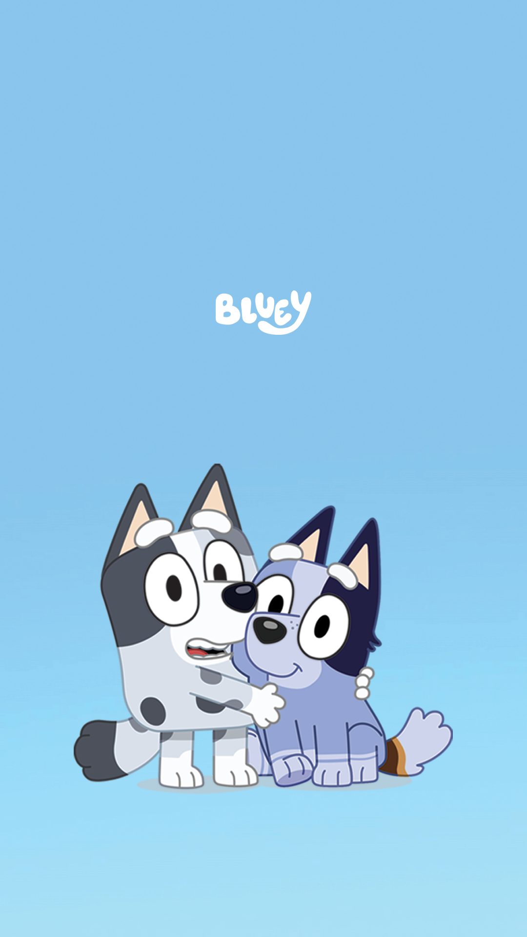 Muffin e Socks Bluey, 1080x1920 Full HD Verticale, iPhone