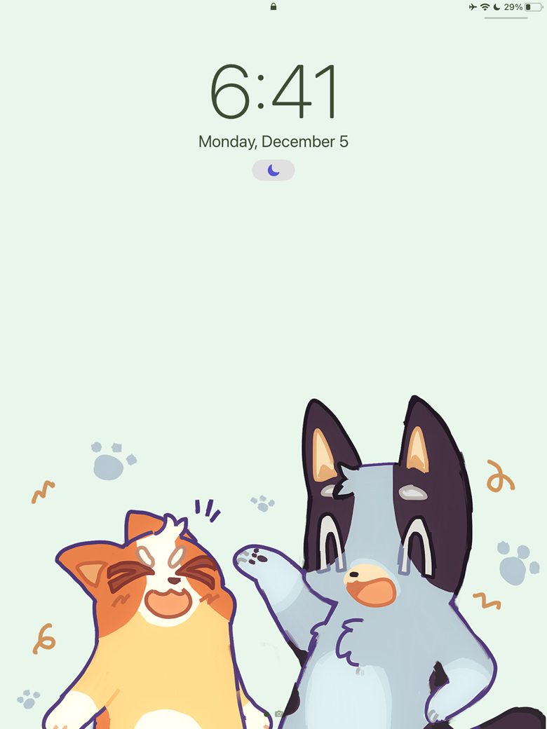 Bluey e amico cane cartoon, 780x1040 Verticale, Telefono