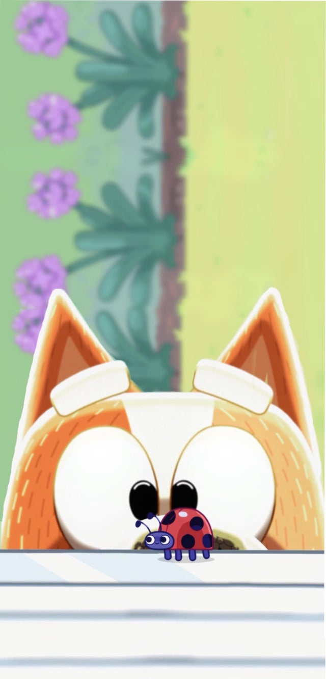 Bluey cane cartone animato, 640x1332 Full HD Verticale, iPhone