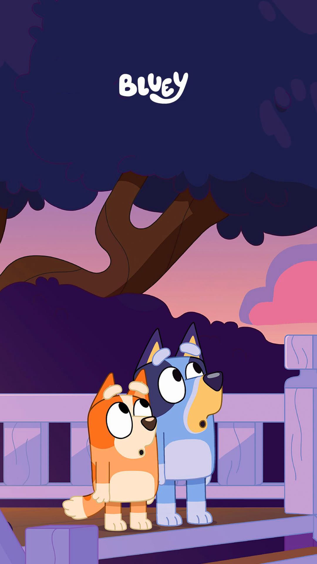 Bluey e Bingo cartone, 1080x1920 Verticale, Mobile