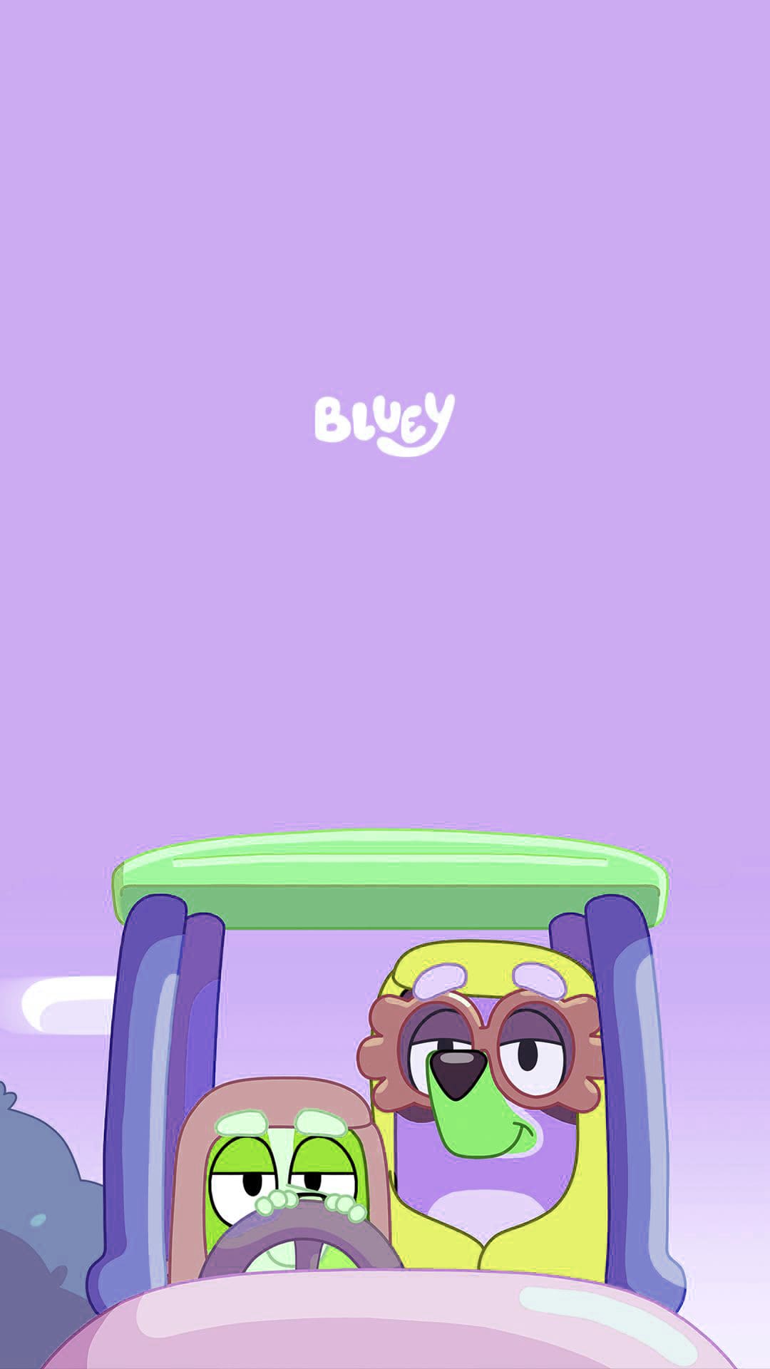 Bluey personaggi in macchina, 1080x1920 Verticale, Mobile