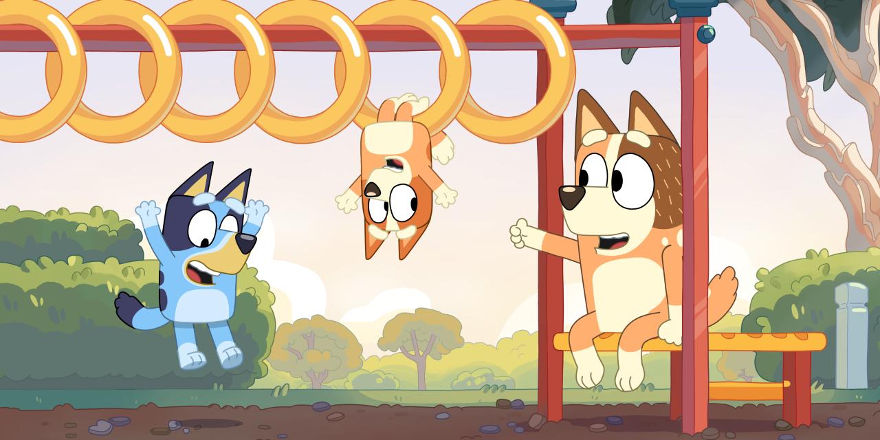 Bluey personaggi parco giochi, 1280x640 720p, Laptop